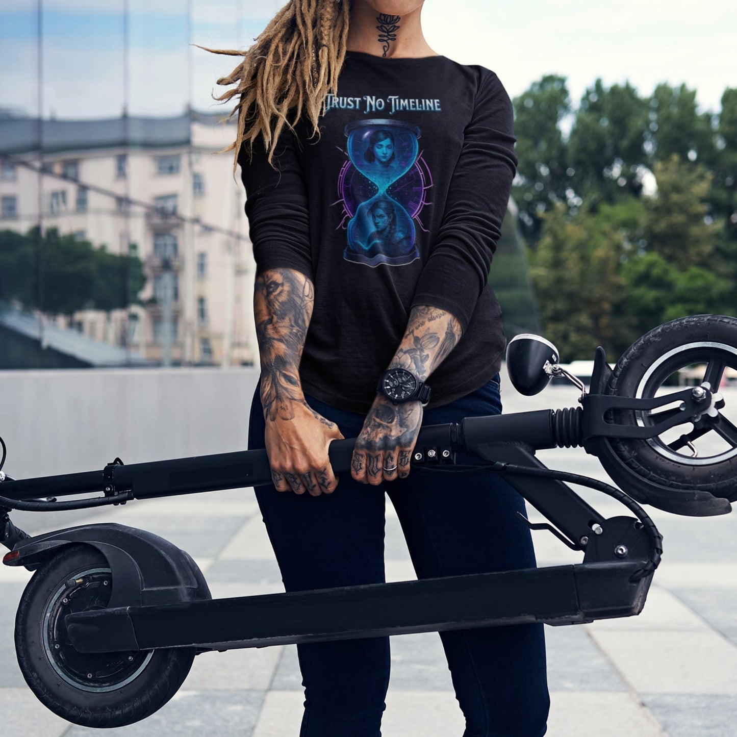 Camiseta "No confíes en la línea de tiempo" – Homenaje a un fan de Split Fiction