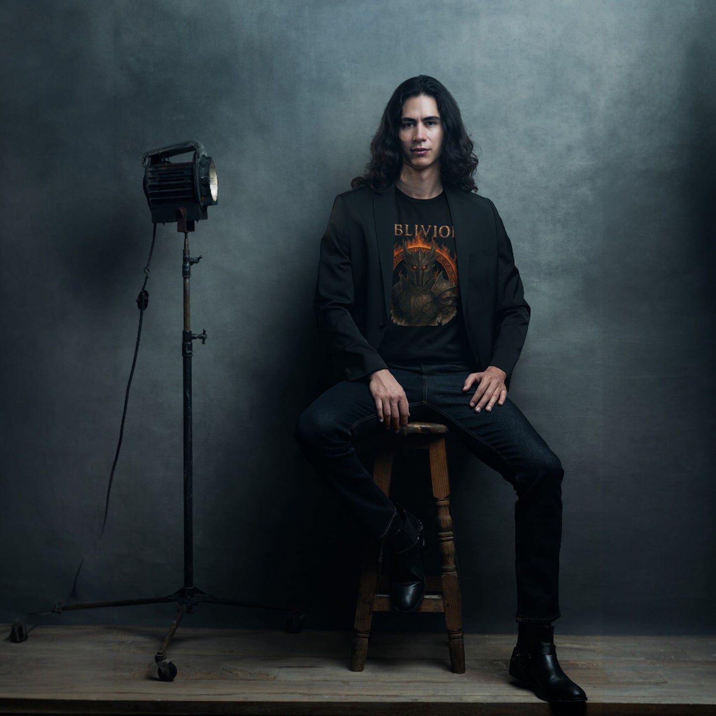 Camiseta de armadura daédrica de Oblivion: homenaje a la Llama Oscura