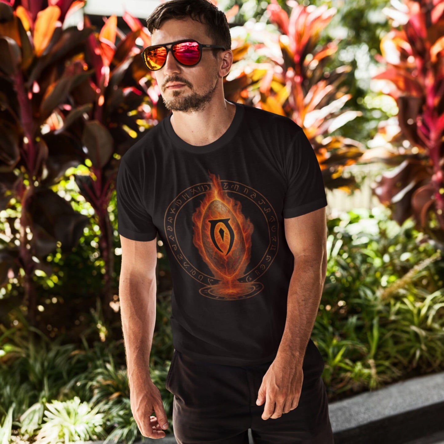 Camiseta Puerta del Olvido: Símbolo Ardiente de Tamriel