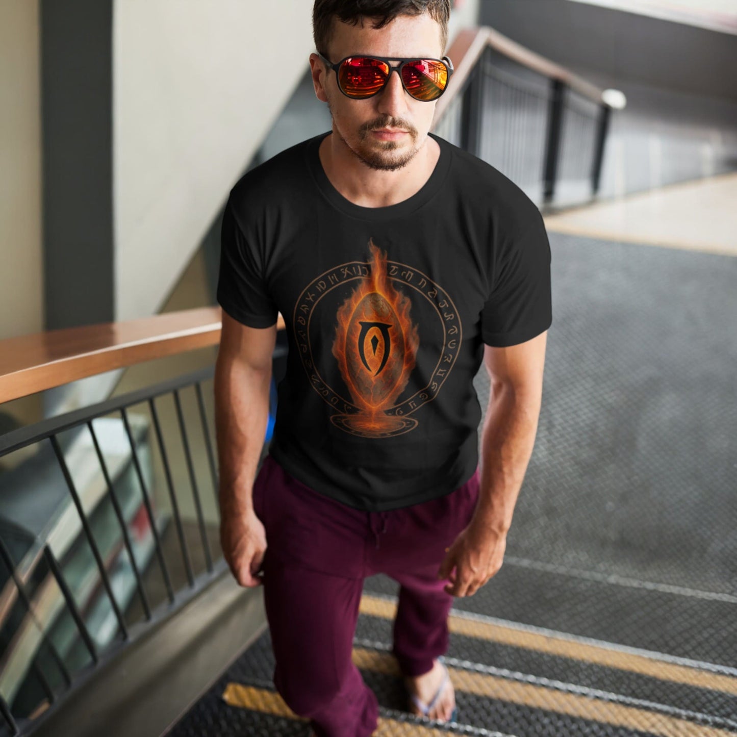Camiseta Puerta del Olvido: Símbolo Ardiente de Tamriel