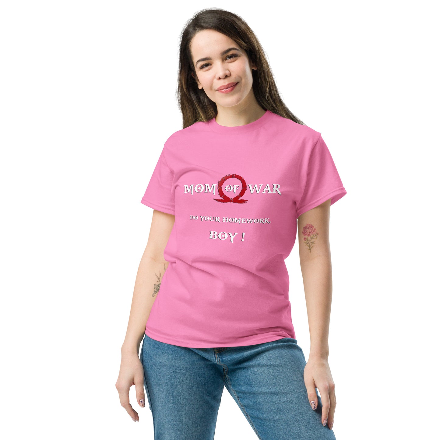 Mom of War T-Shirt – Gamer Parody Tee for Epic Moms