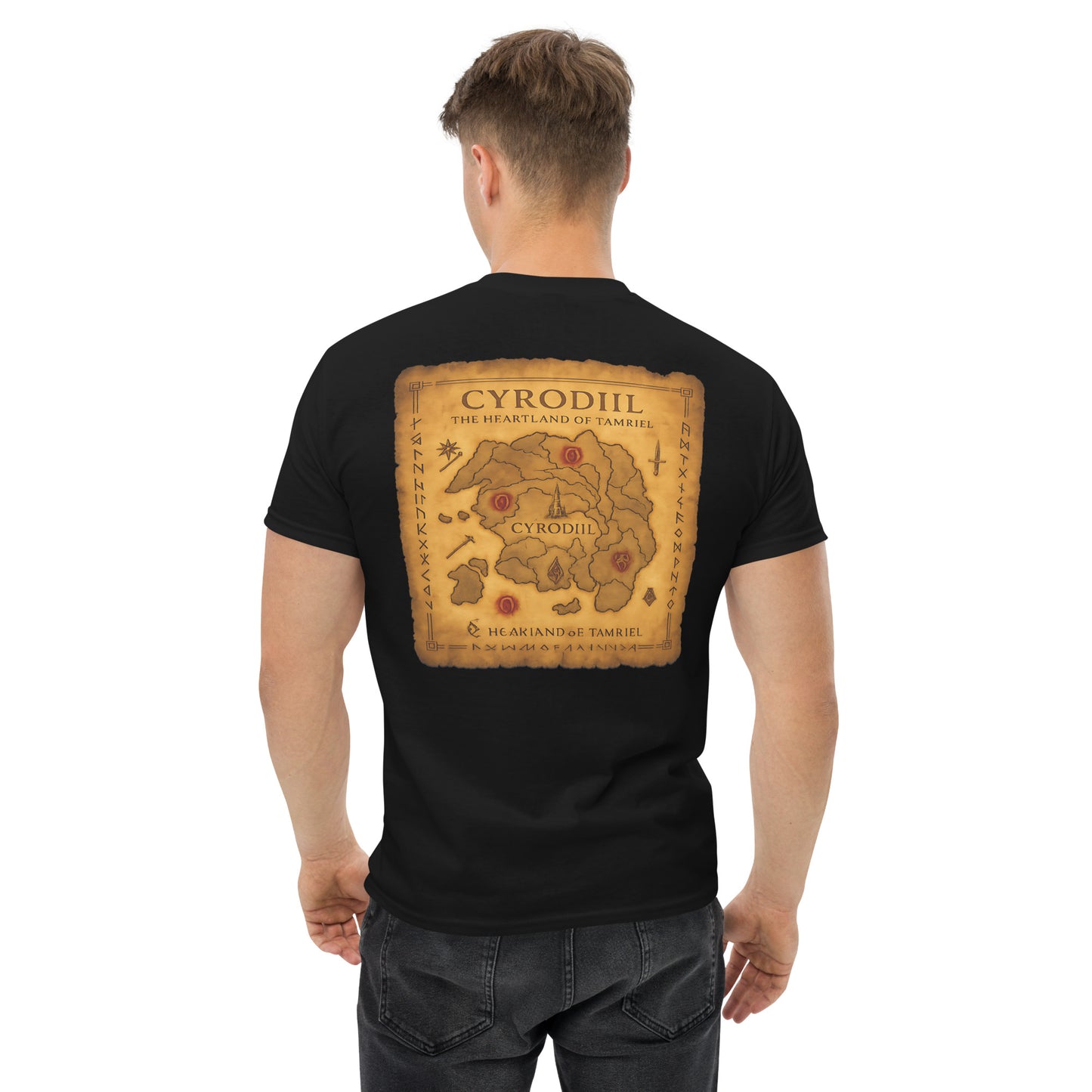 Oblivion Cyrodiil Map T-Shirt – Heartland of Tamriel