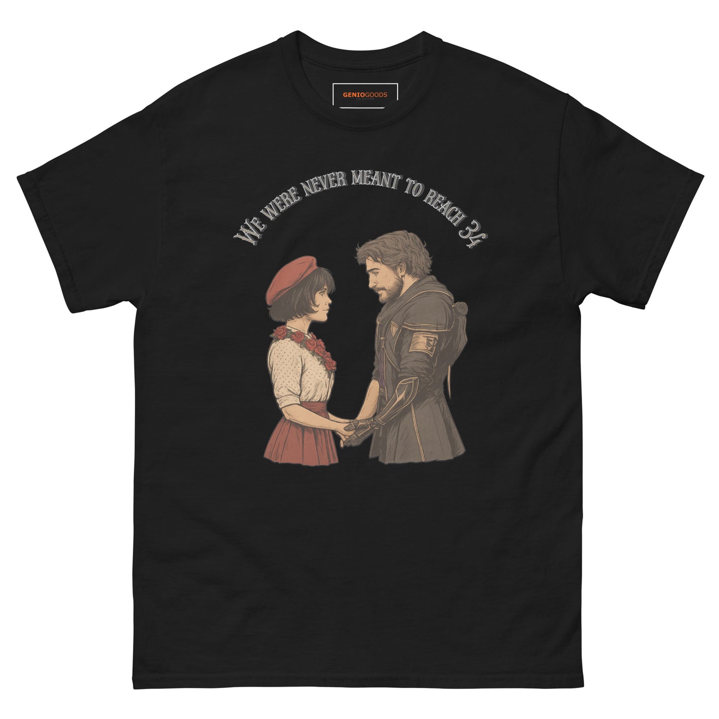 Clair Obscure Expedition 33 T-Shirt – We Were Never Meant to Reach 34