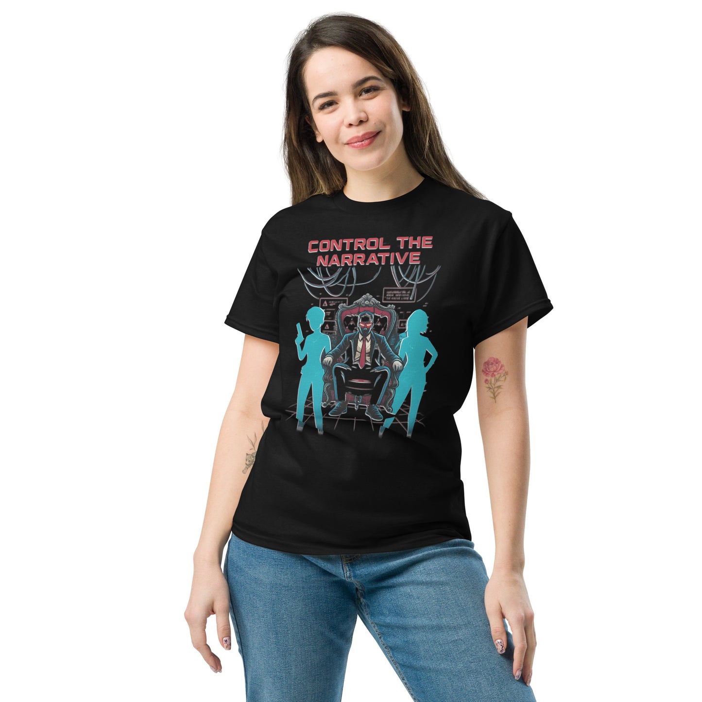 Control the Narrative T-Shirt – Glitch Art Edition