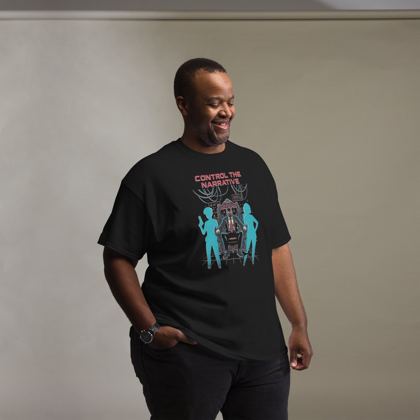 Control the Narrative T-Shirt – Glitch Art Edition