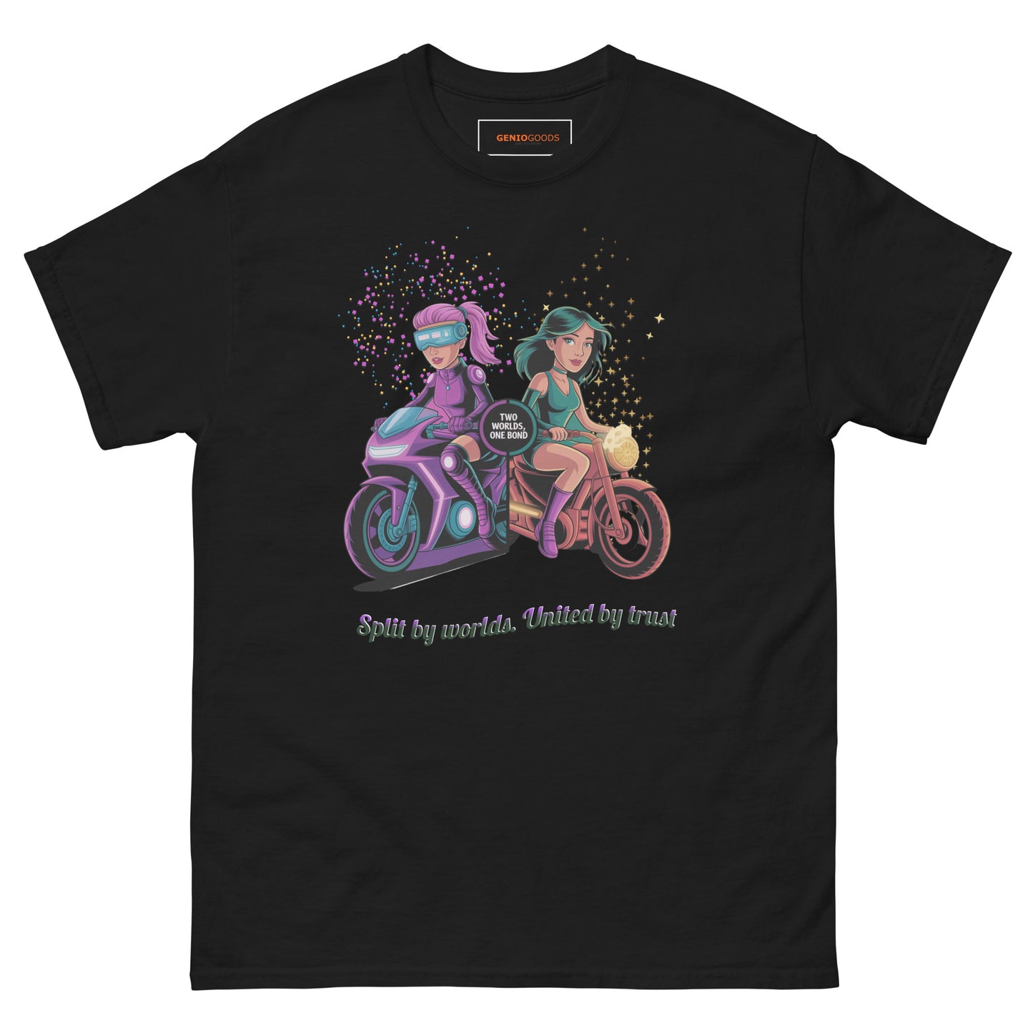 Two Worlds One Bond T-Shirt – Split Fiction Duo Ride