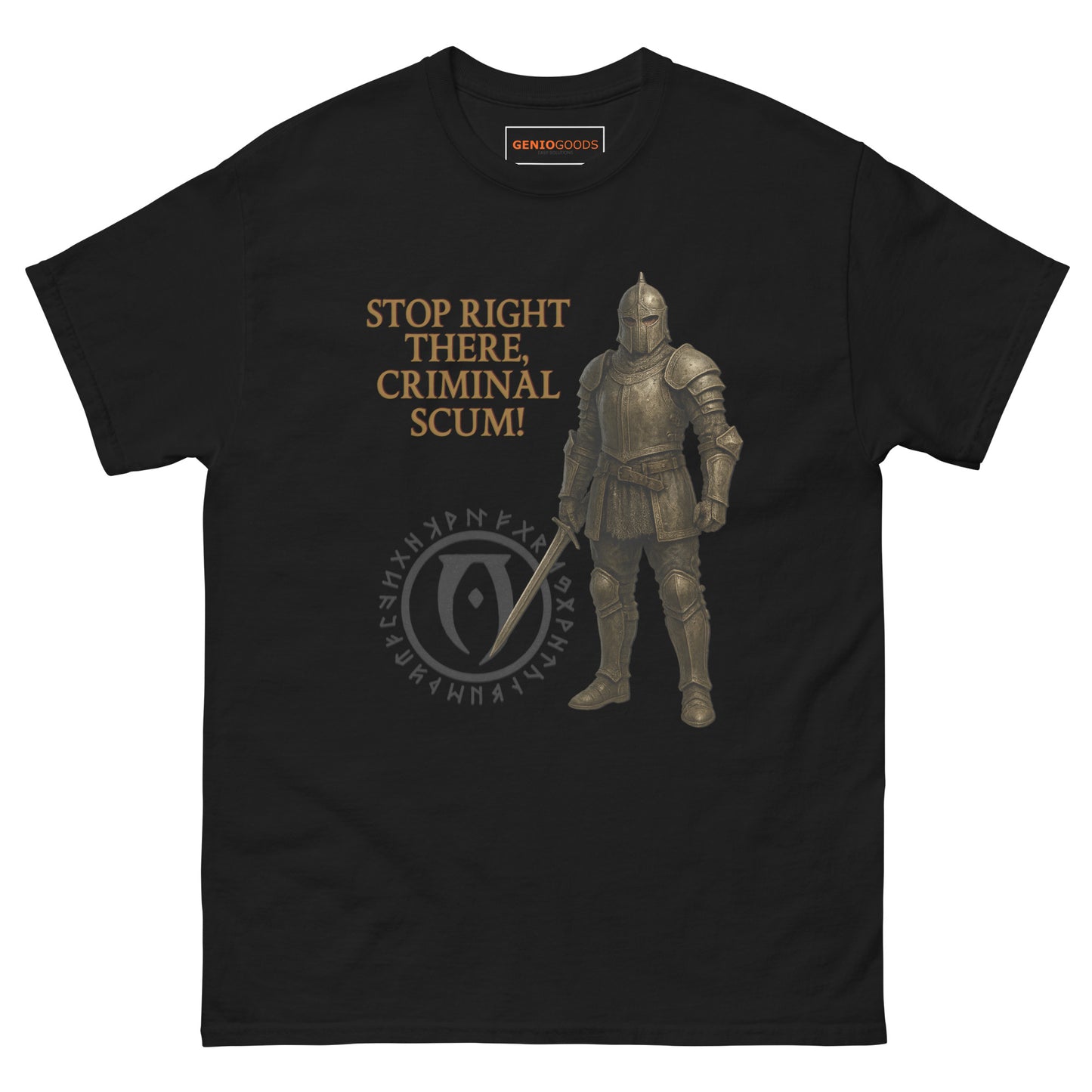 Oblivion Guard T-Shirt – Stop Right There Criminal Scum