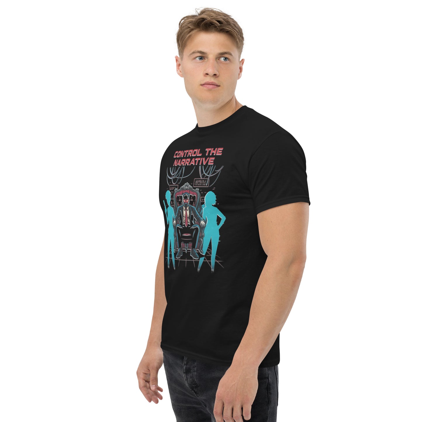 Control the Narrative T-Shirt – Glitch Art Edition