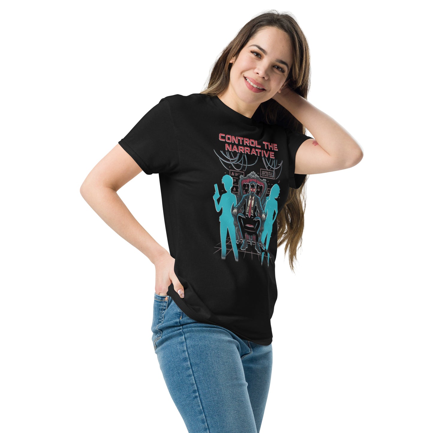 Control the Narrative T-Shirt – Glitch Art Edition