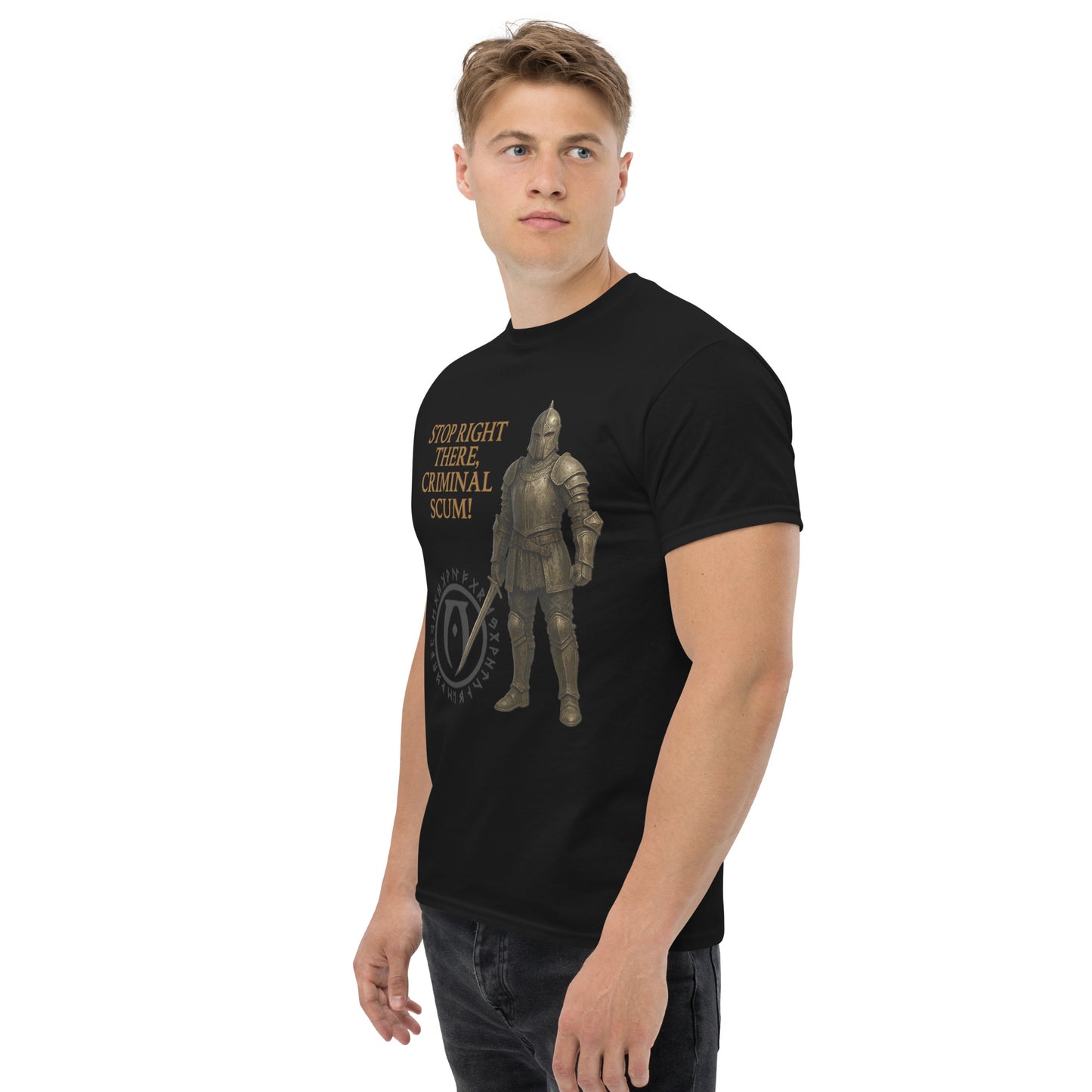 Oblivion Guard T-Shirt – Stop Right There Criminal Scum
