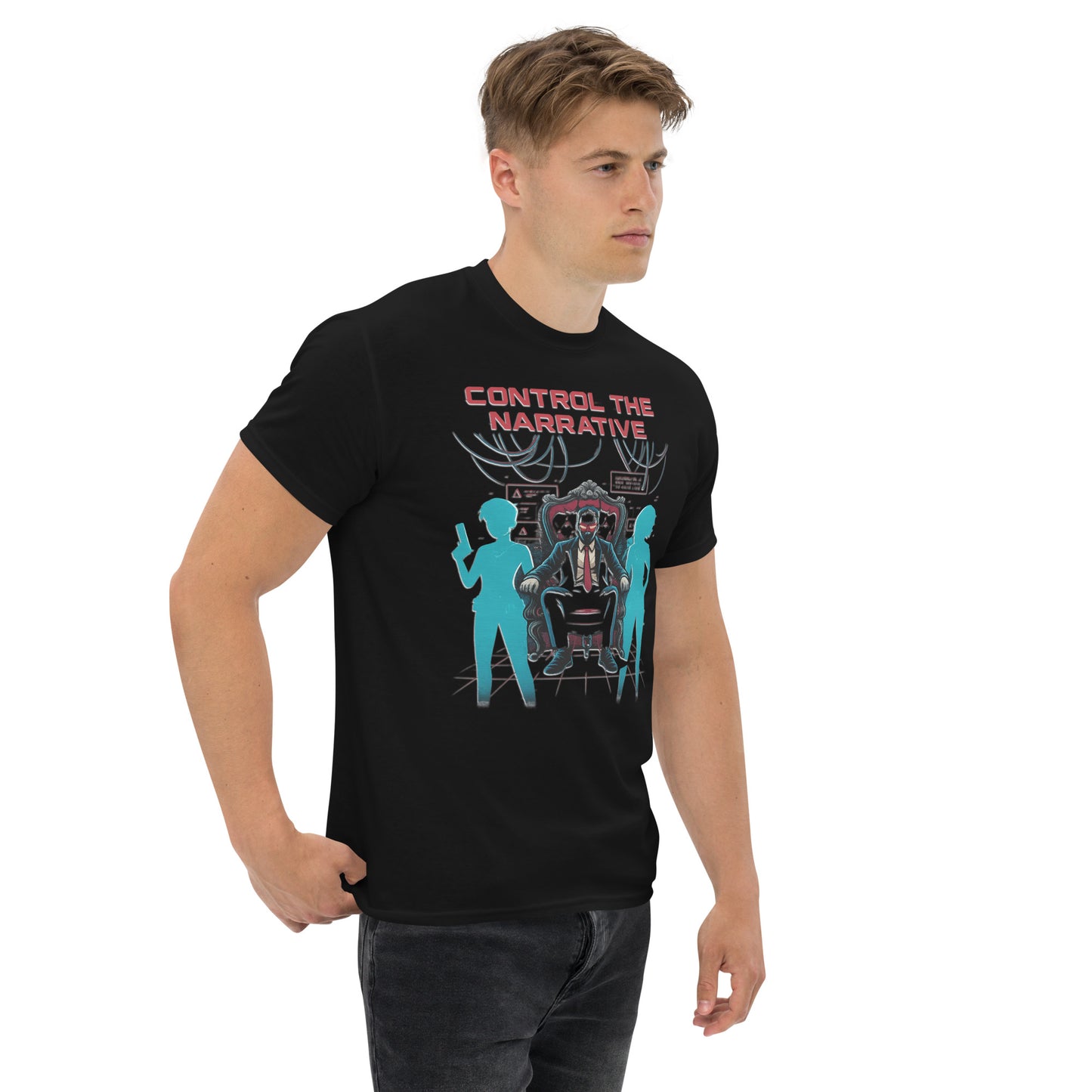 Control the Narrative T-Shirt – Glitch Art Edition