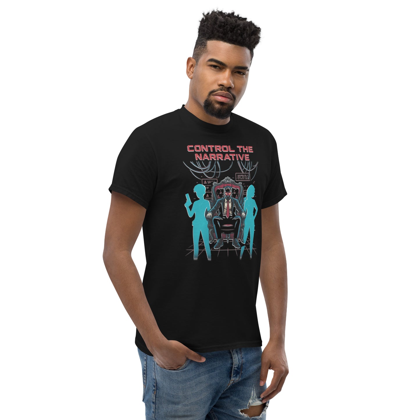Control the Narrative T-Shirt – Glitch Art Edition