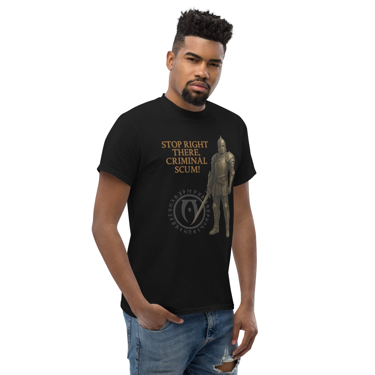 Oblivion Guard T-Shirt – Stop Right There Criminal Scum