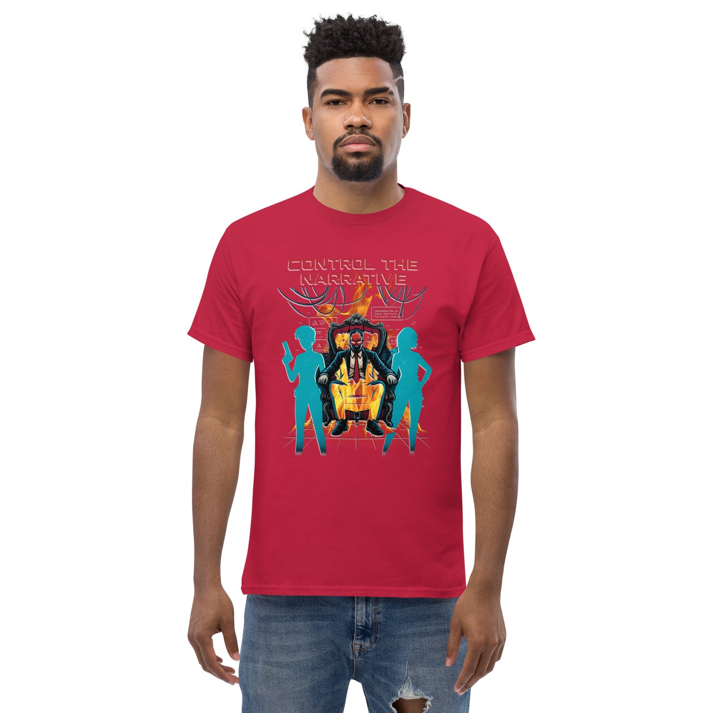 Control the Narrative T-Shirt – Dystopian Gamer Art