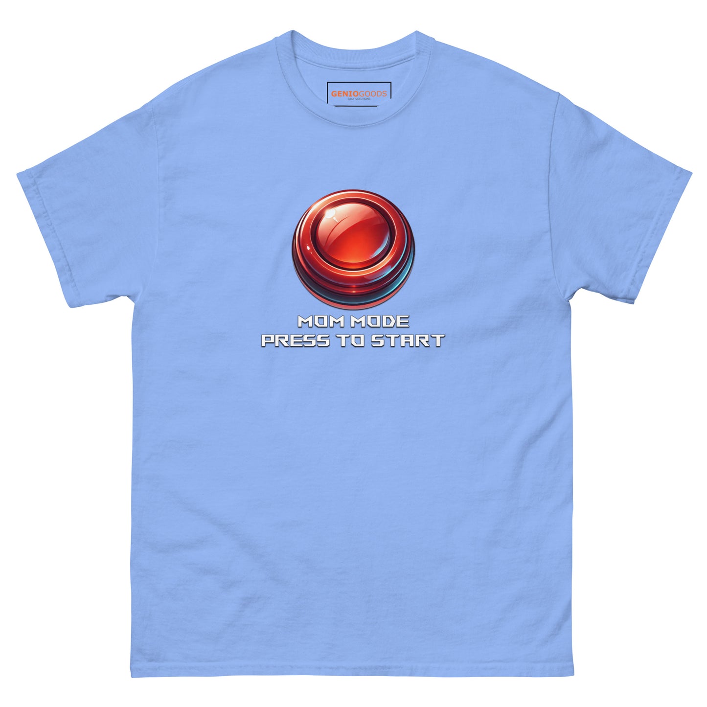Mom Mode T-Shirt – Funny Gamer Start Button Shirt for Moms