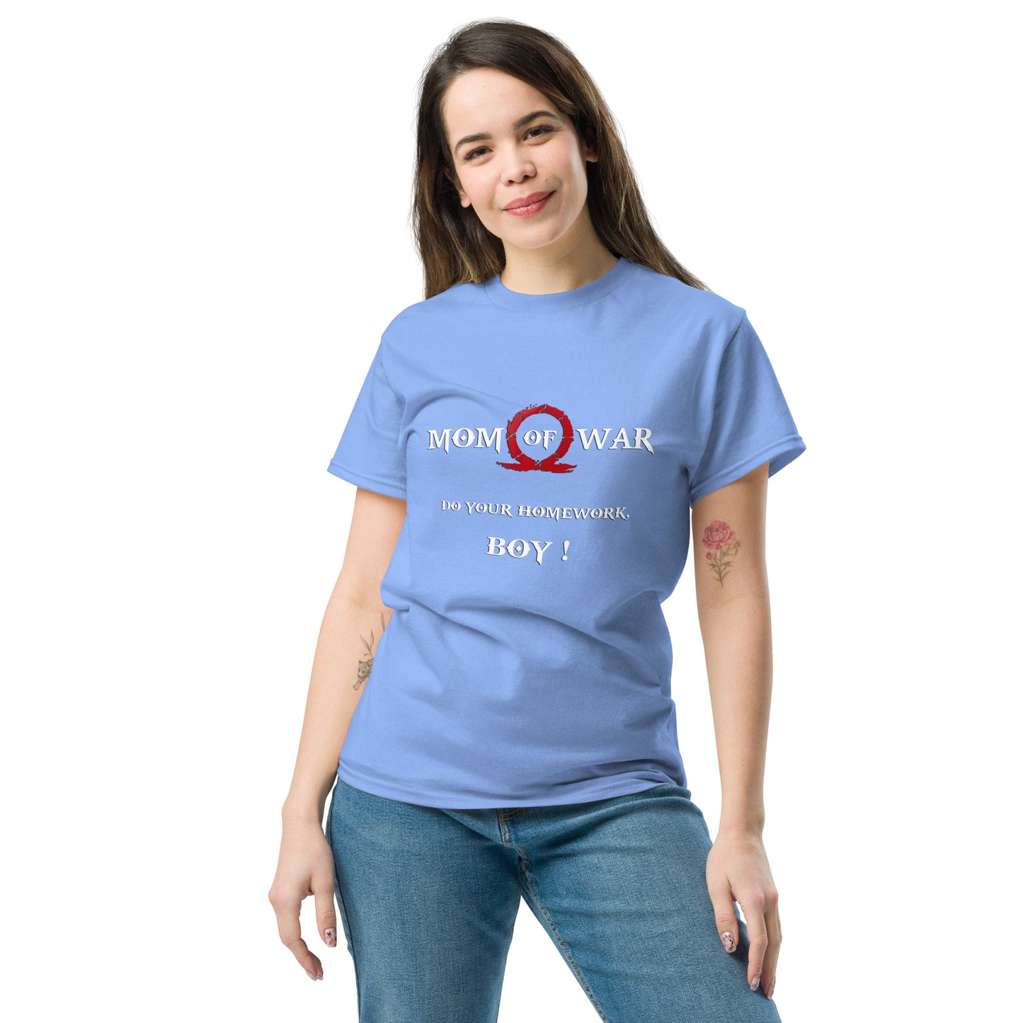 Mom of War T-Shirt – Gamer Parody Tee for Epic Moms