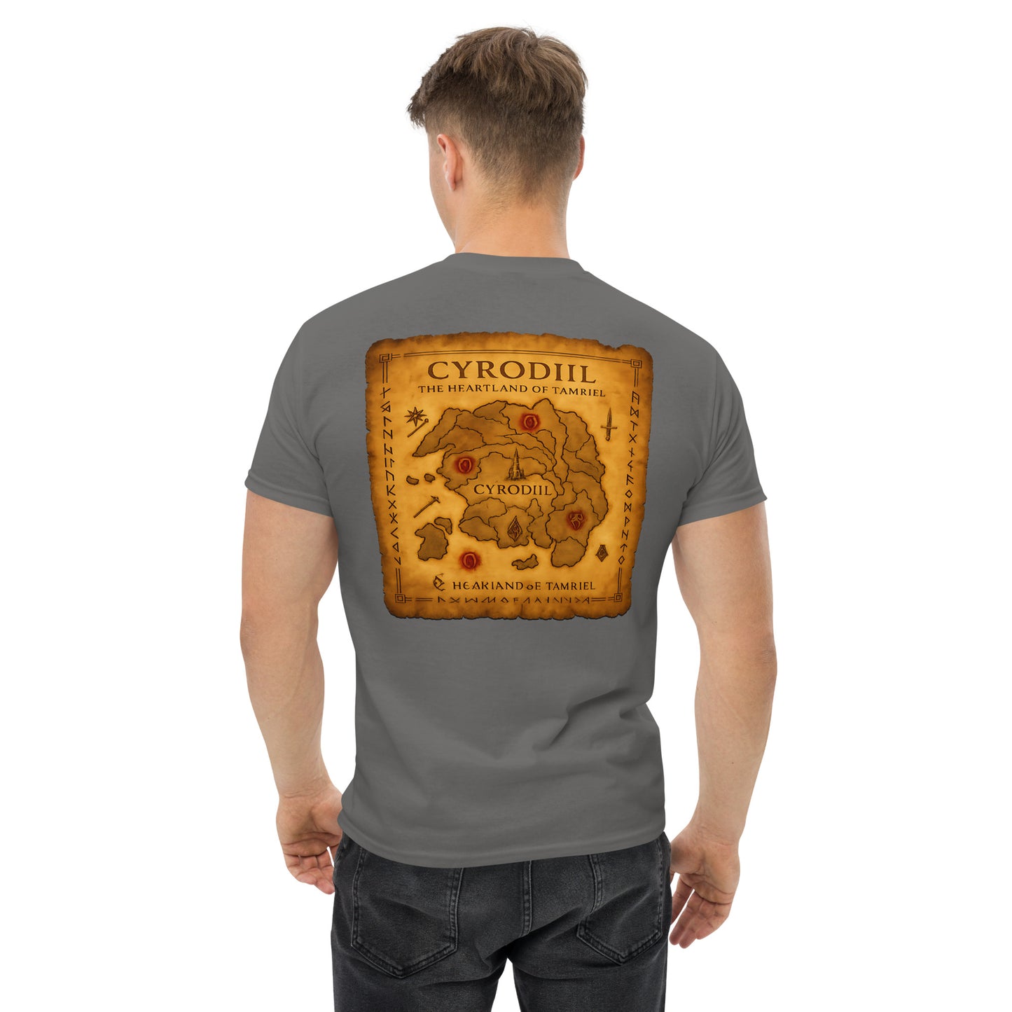 Oblivion Cyrodiil Map T-Shirt – Heartland of Tamriel