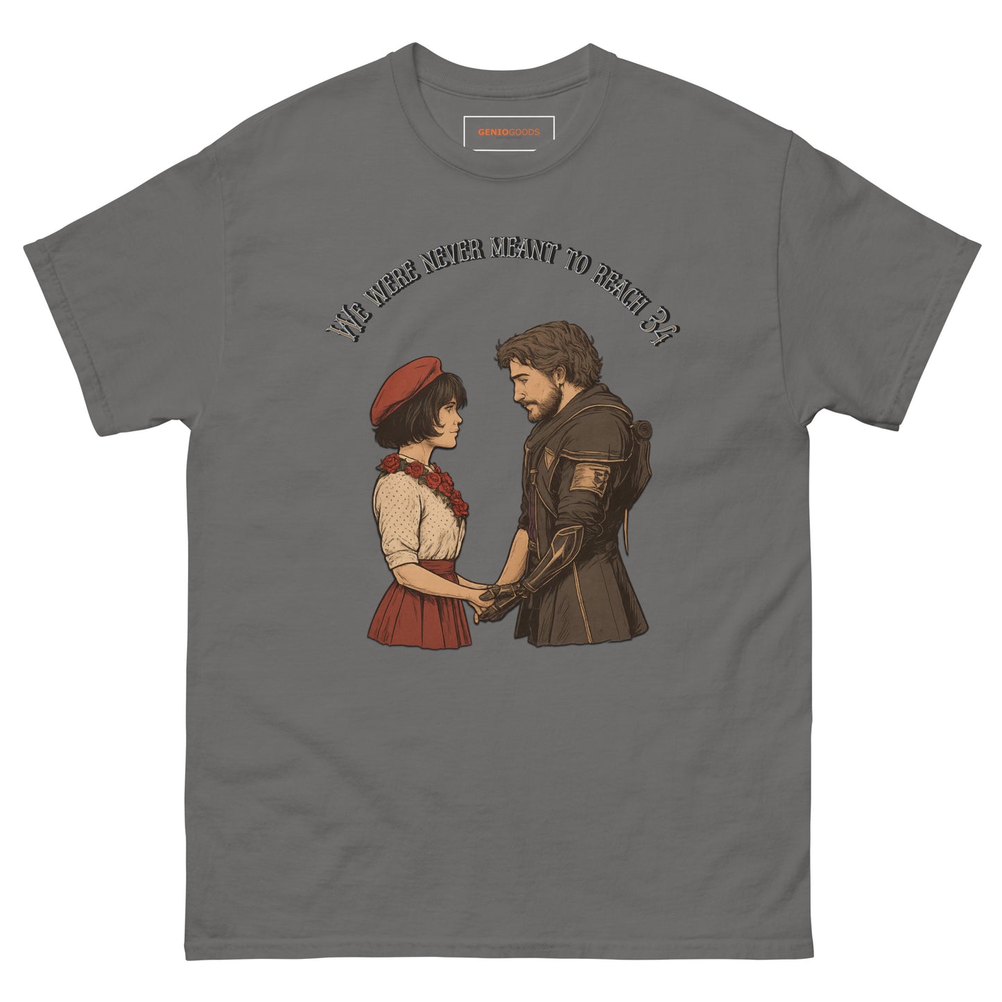 Clair Obscure Expedition 33 T-Shirt – We Were Never Meant to Reach 34