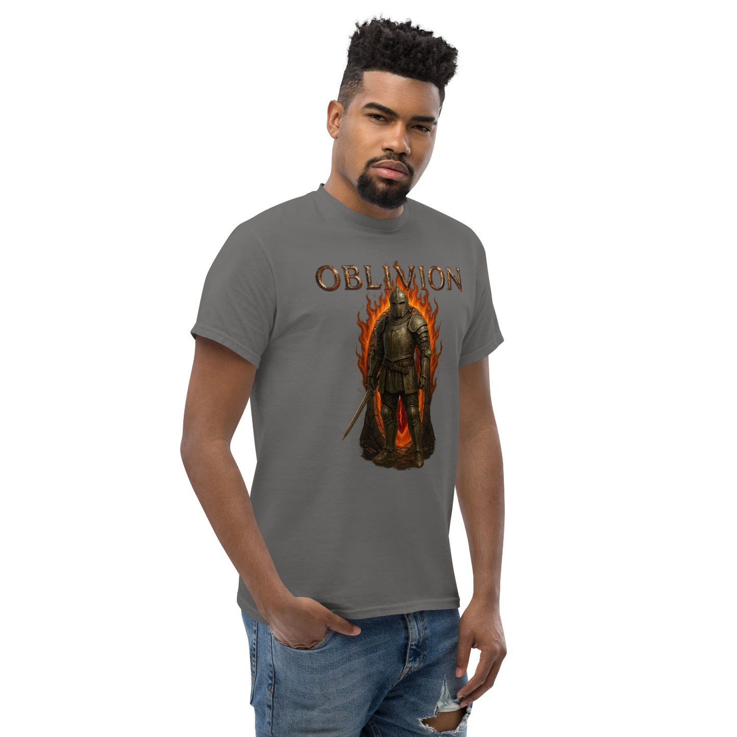 Oblivion Remastered T-Shirt – Classic Knight Fan Tribute
