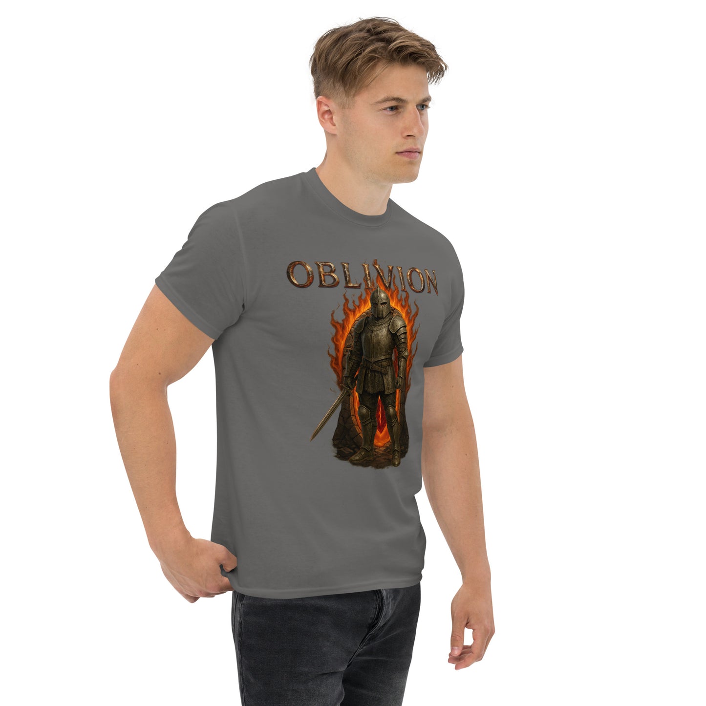 Oblivion Remastered T-Shirt – Classic Knight Fan Tribute