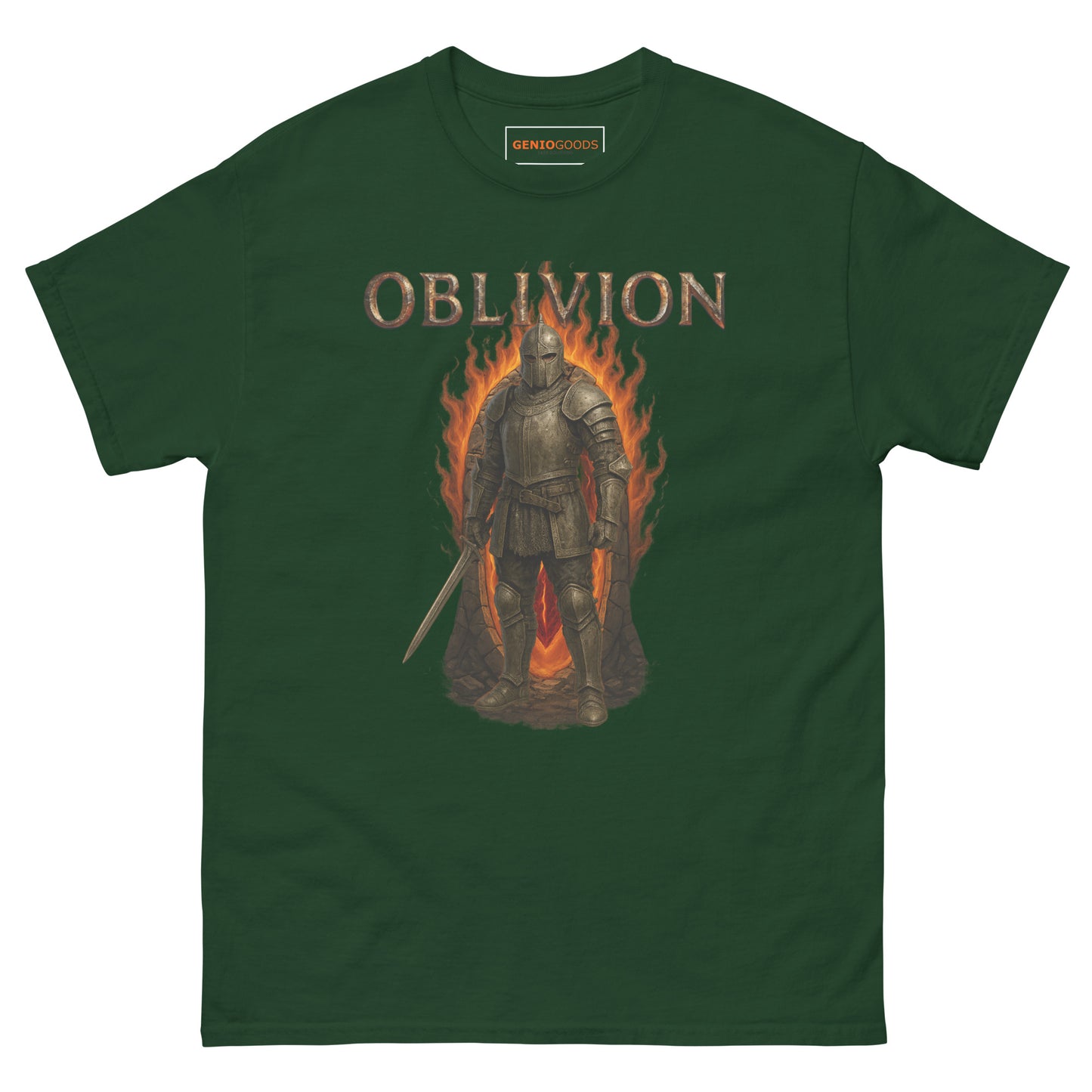 Oblivion Remastered T-Shirt – Classic Knight Fan Tribute