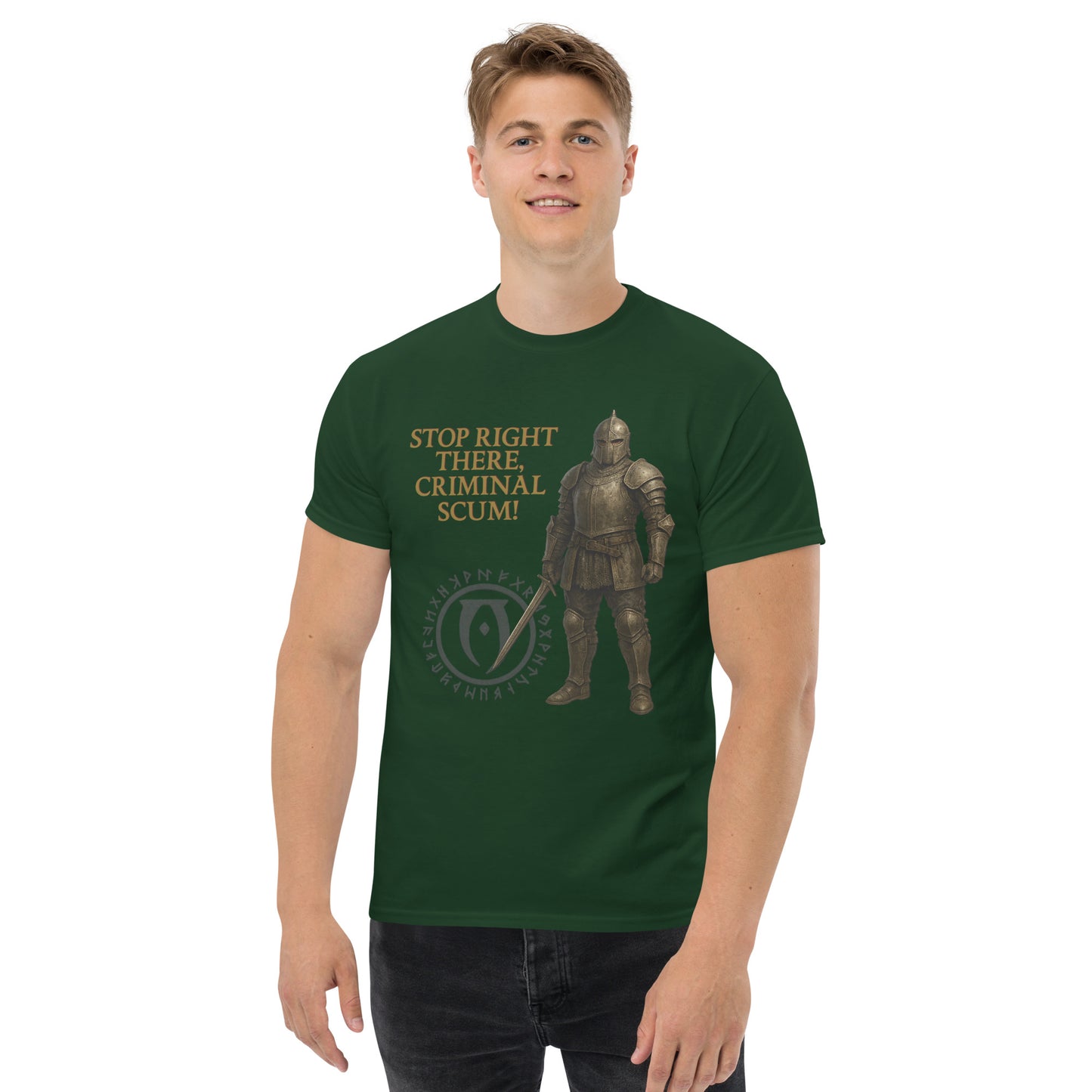 Oblivion Guard T-Shirt – Stop Right There Criminal Scum