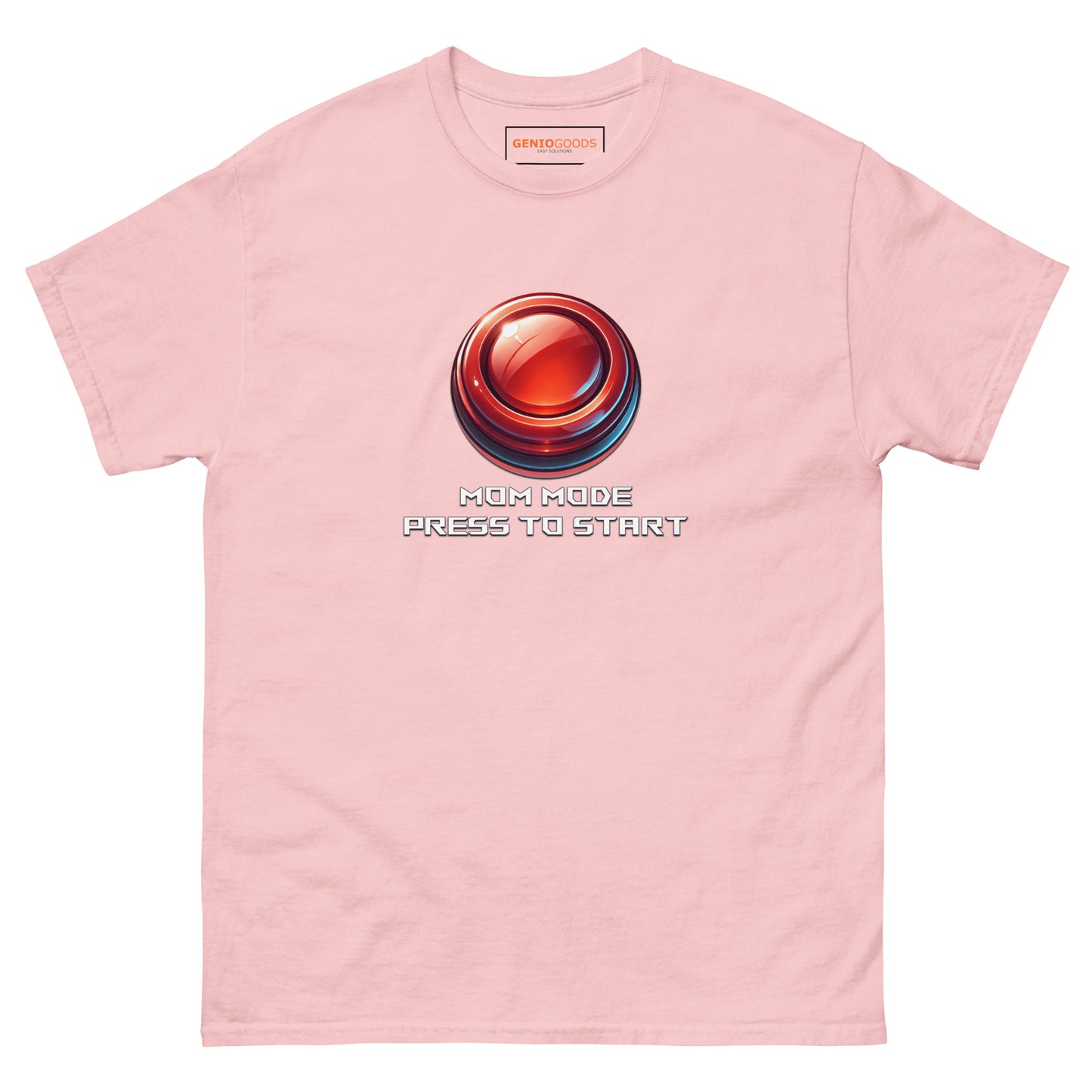 Mom Mode T-Shirt – Funny Gamer Start Button Shirt for Moms