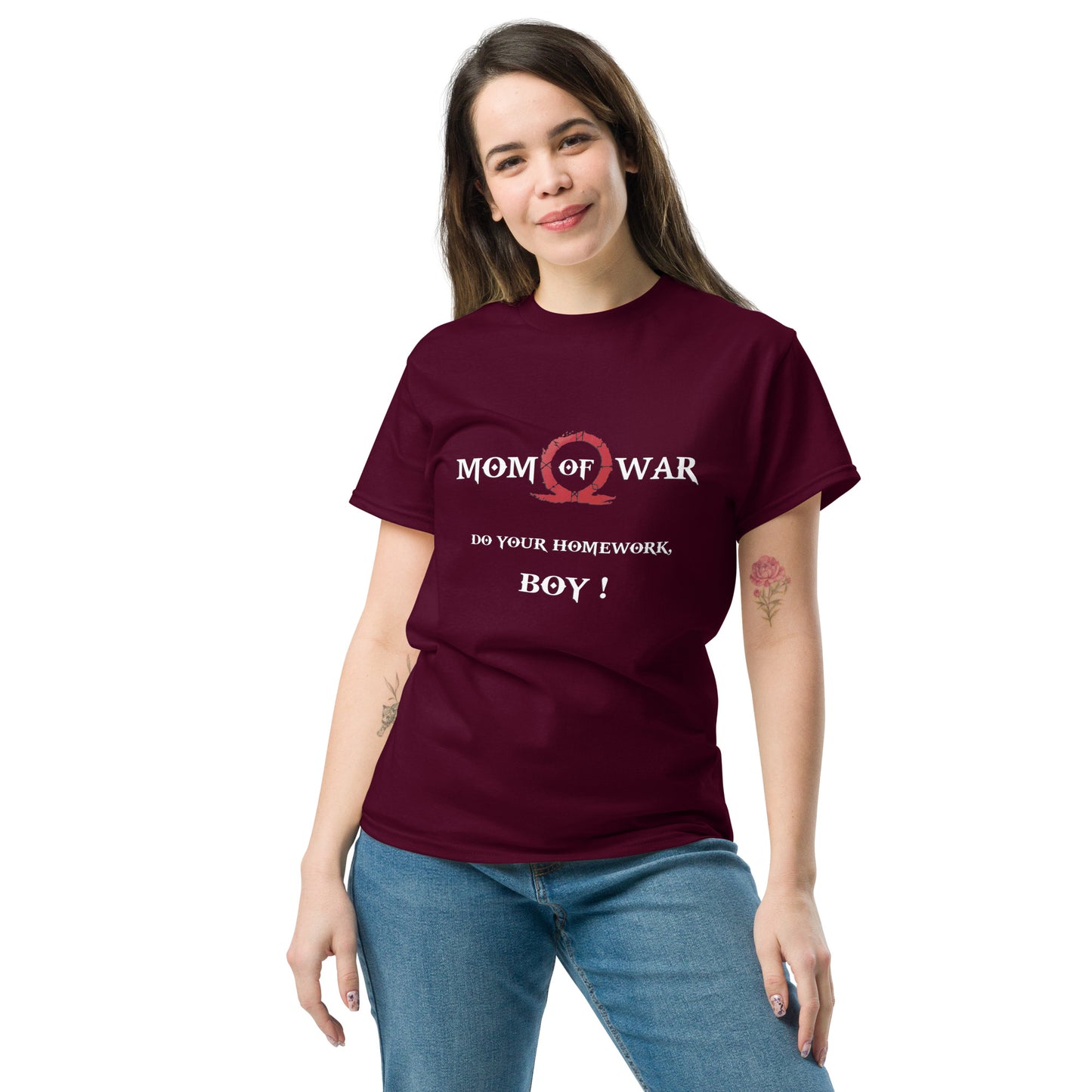 Mom of War T-Shirt – Gamer Parody Tee for Epic Moms