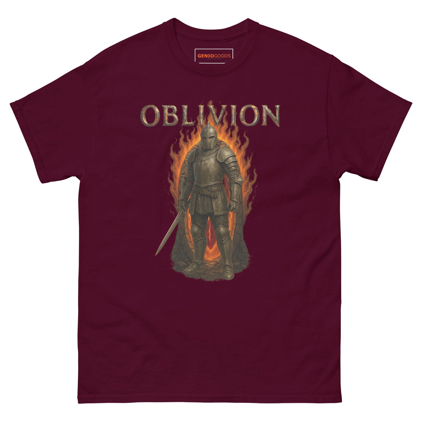 Oblivion Remastered T-Shirt – Classic Knight Fan Tribute