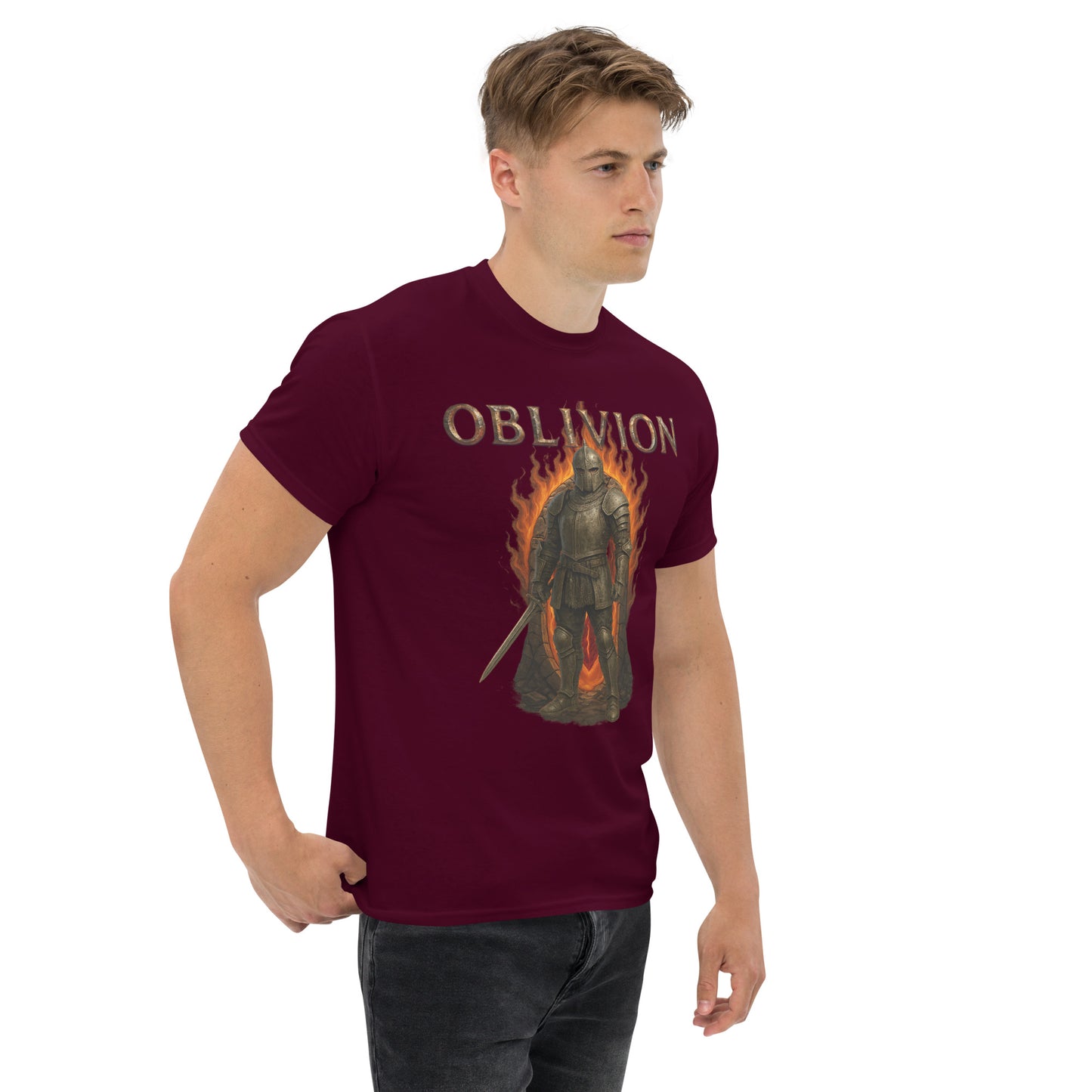 Oblivion Remastered T-Shirt – Classic Knight Fan Tribute