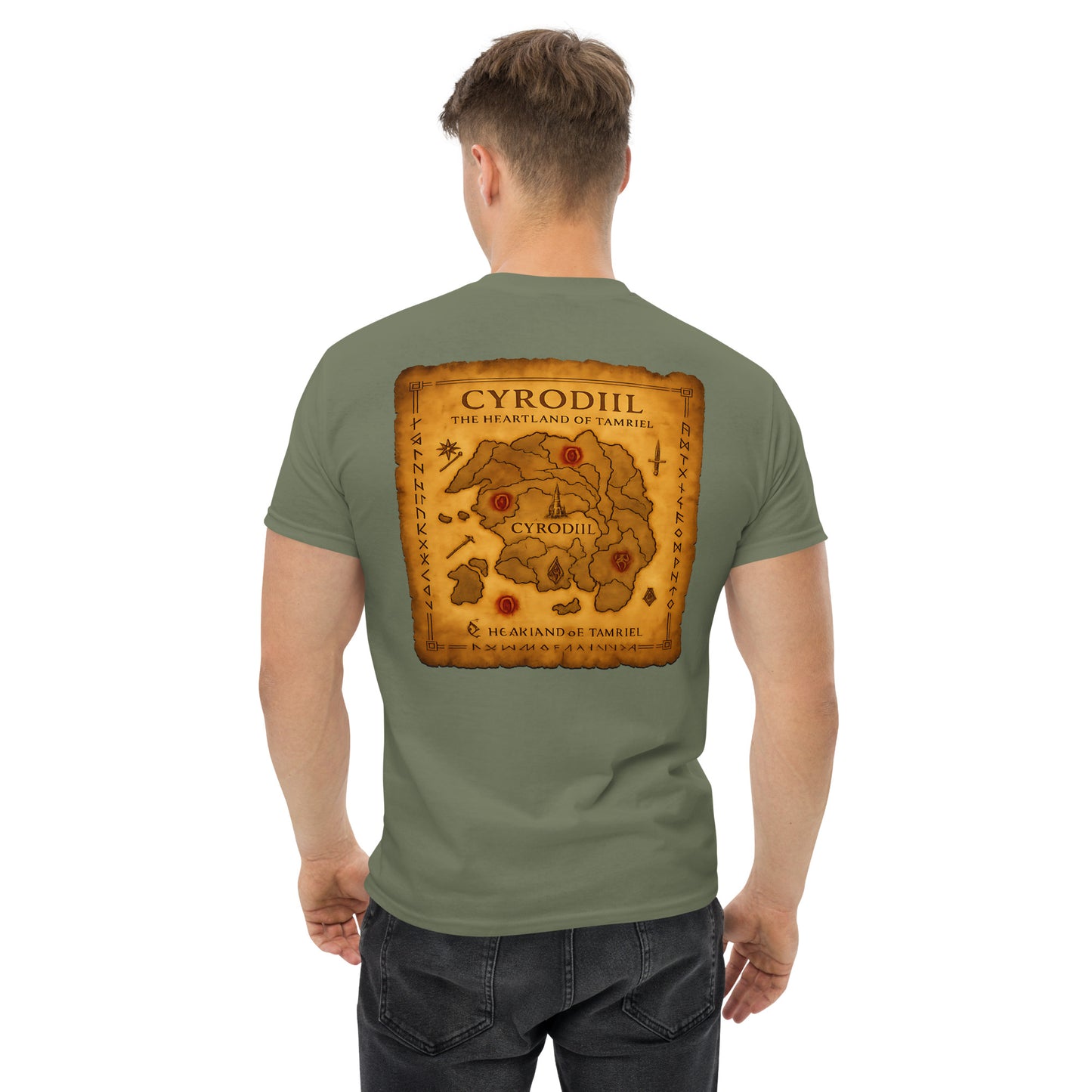 Oblivion Cyrodiil Map T-Shirt – Heartland of Tamriel