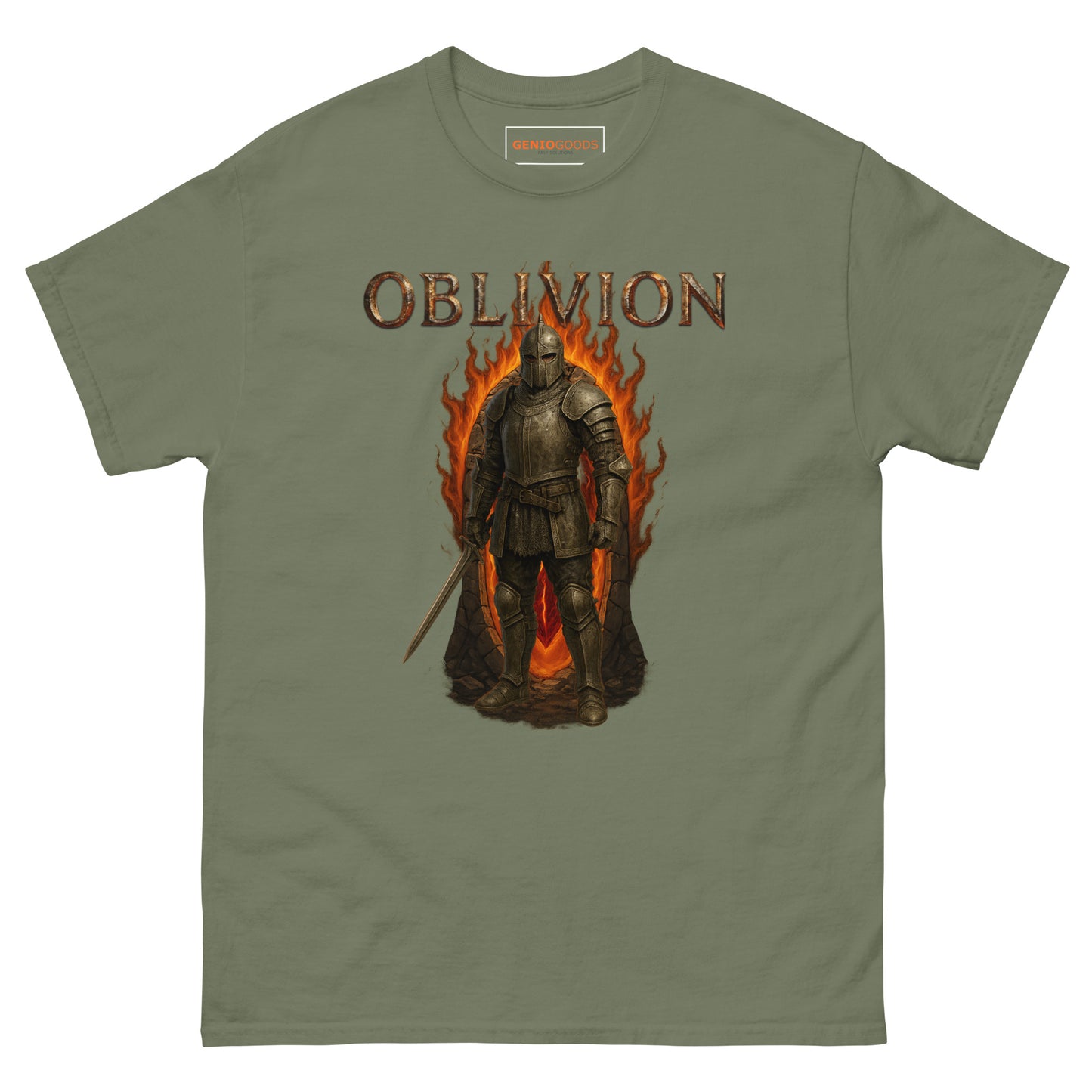 Oblivion Remastered T-Shirt – Classic Knight Fan Tribute