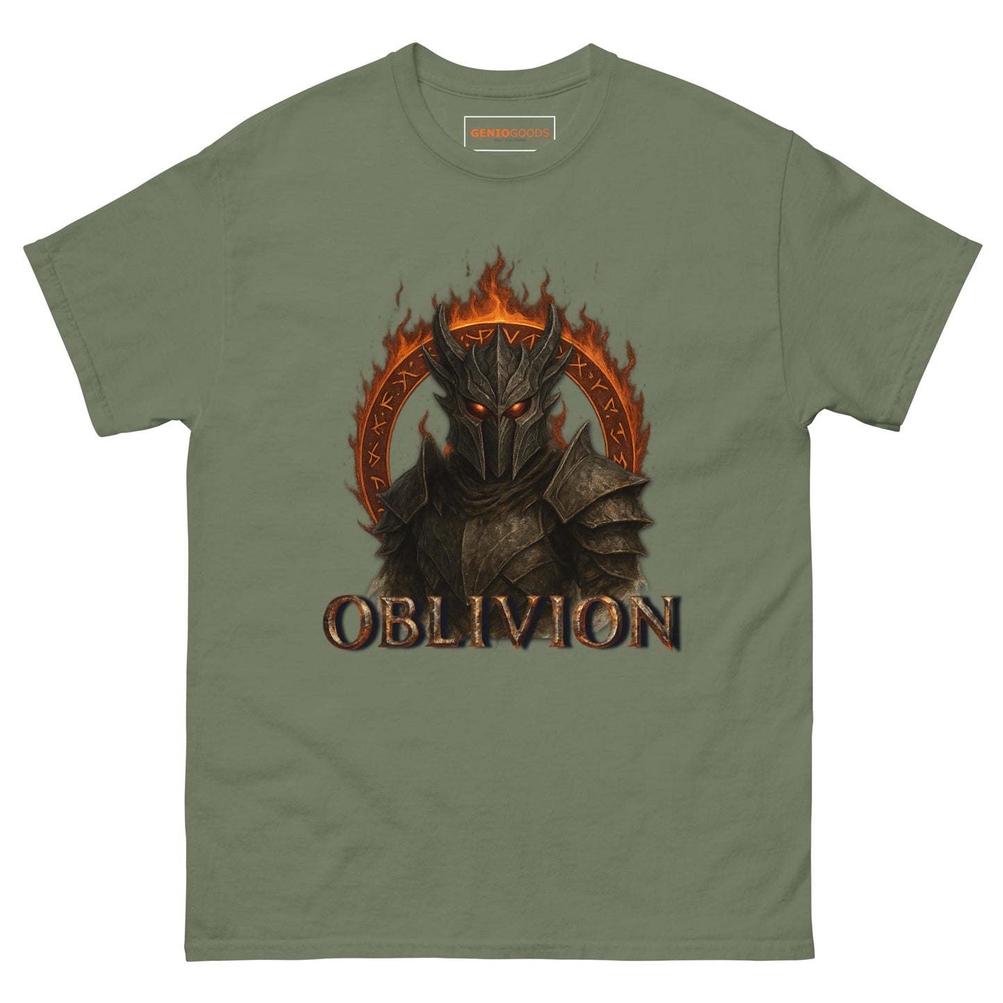 Oblivion Daedric Armor T-Shirt – Dark Flame Tribute