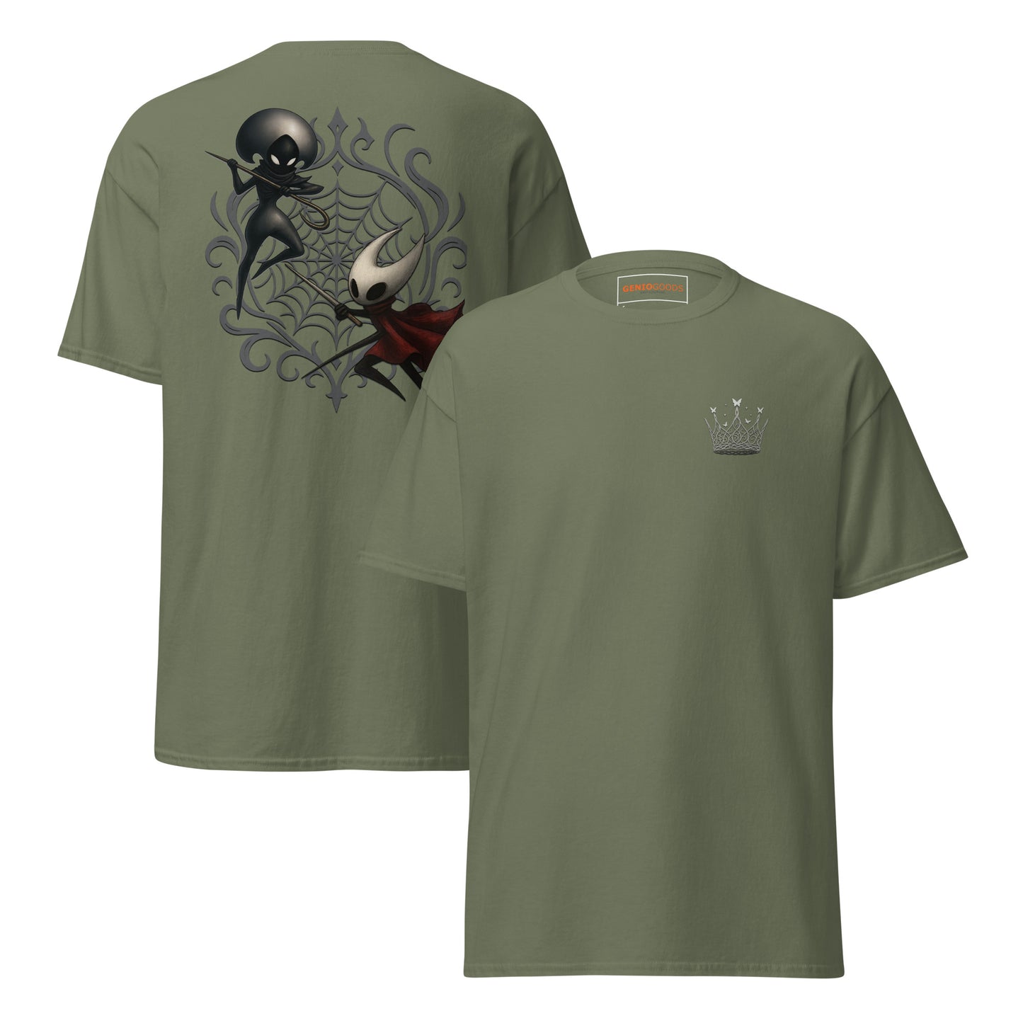 Hollow Knight Silksong Crown Shirt – Duel and Emblem