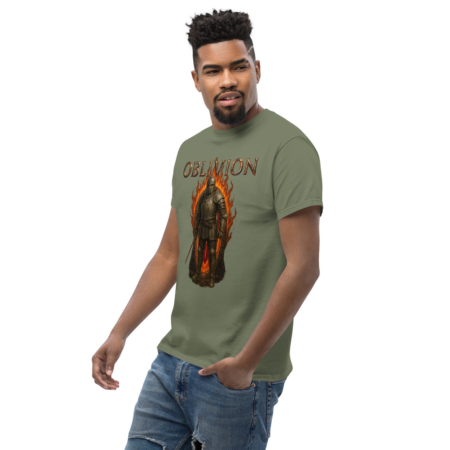 Oblivion Remastered T-Shirt – Classic Knight Fan Tribute