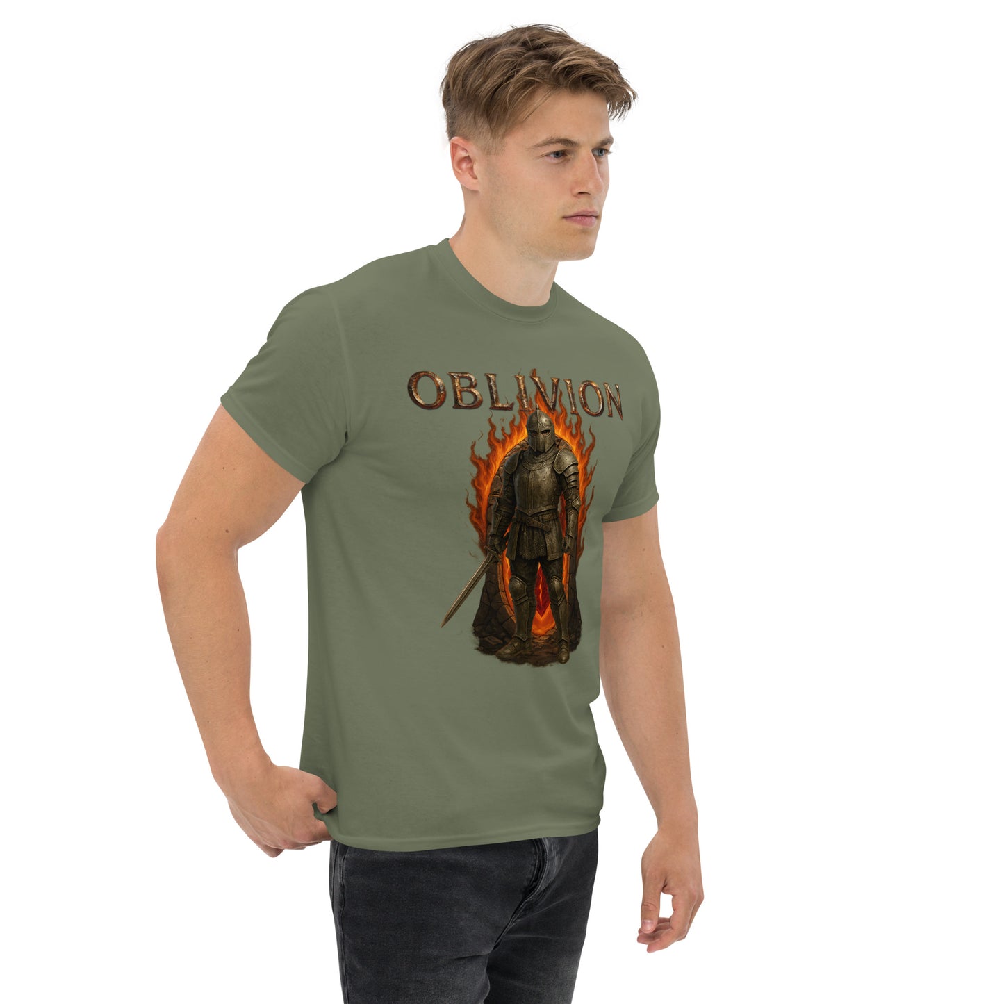 Oblivion Remastered T-Shirt – Classic Knight Fan Tribute