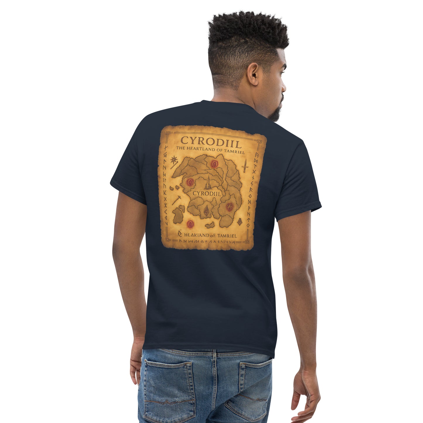 Oblivion Cyrodiil Map T-Shirt – Heartland of Tamriel