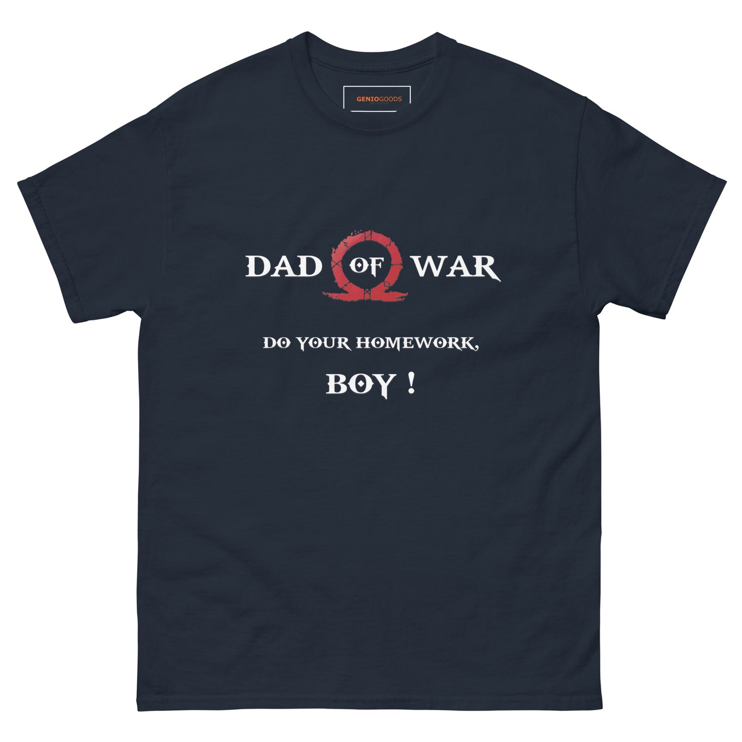 Dad of War T-Shirt – Gamer Father Parody for Kratos Fans