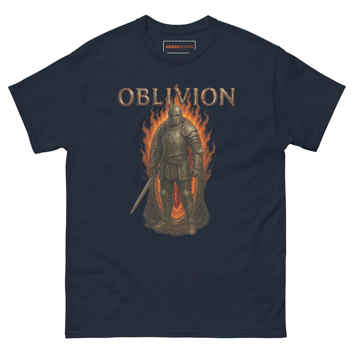 Oblivion Remastered T-Shirt – Classic Knight Fan Tribute