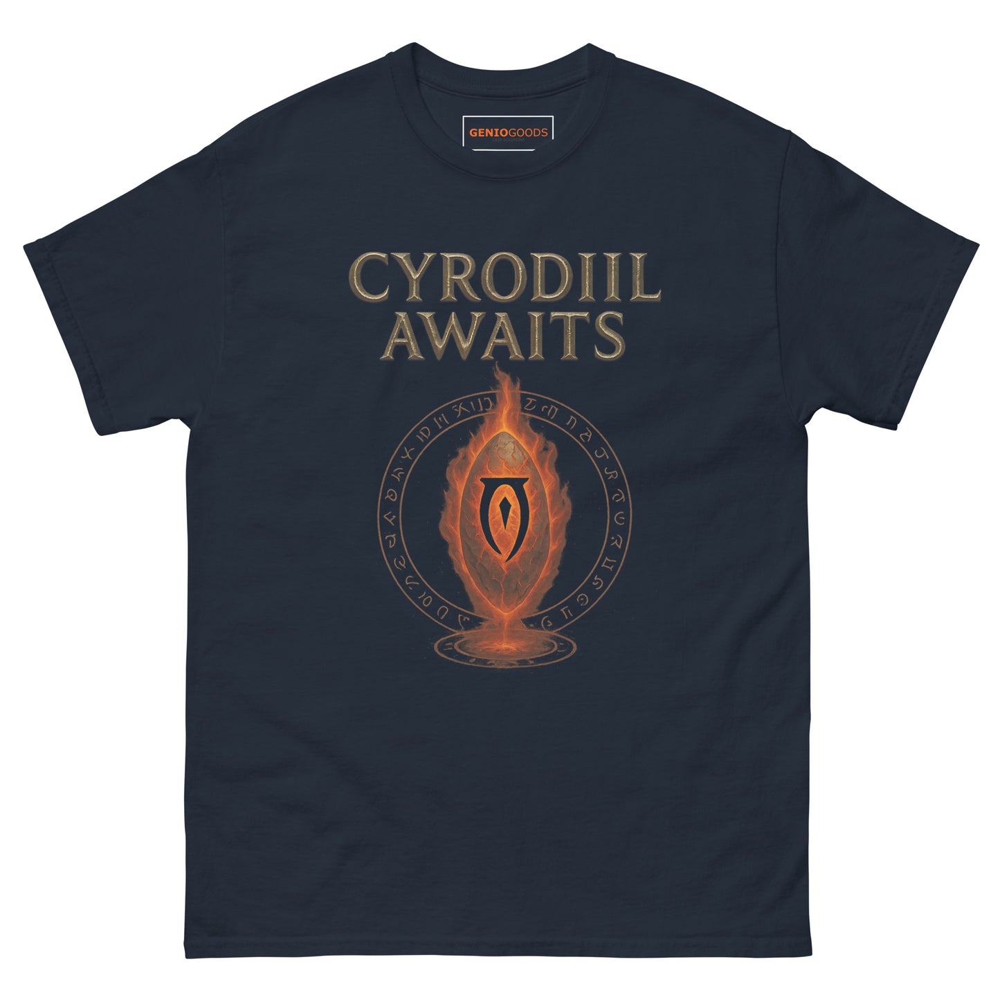 Oblivion Cyrodiil Awaits T-Shirt – Fiery Gate Tribute