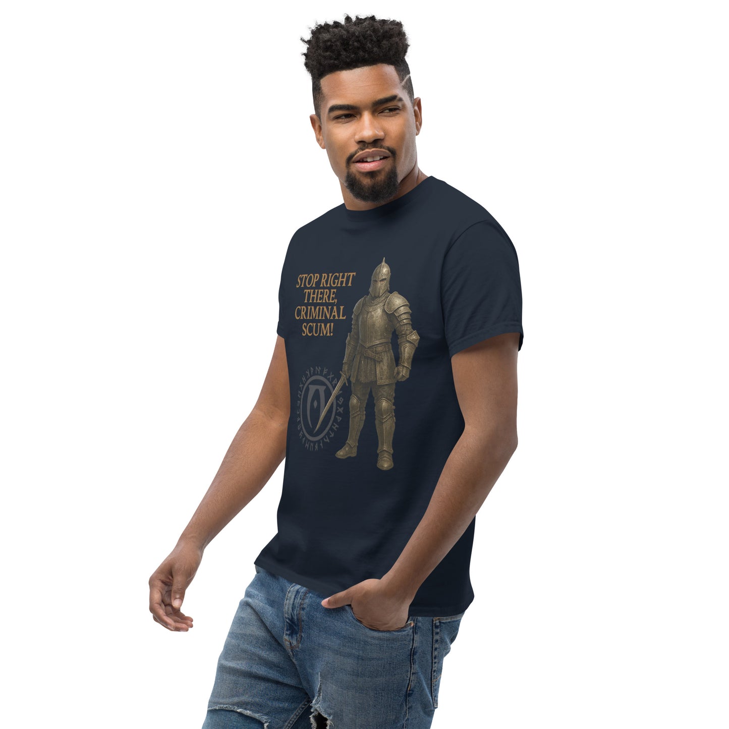 Oblivion Guard T-Shirt – Stop Right There Criminal Scum