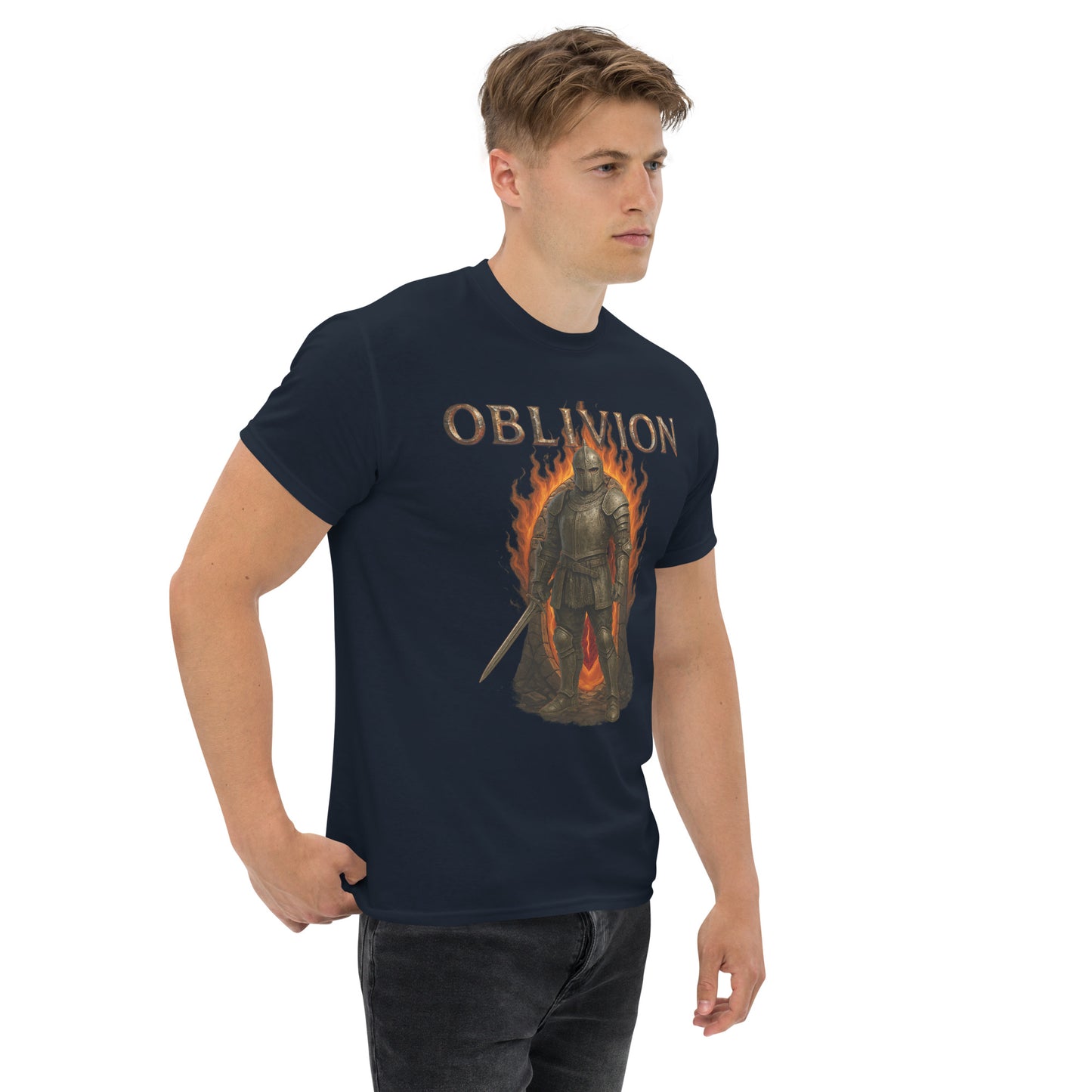 Oblivion Remastered T-Shirt – Classic Knight Fan Tribute