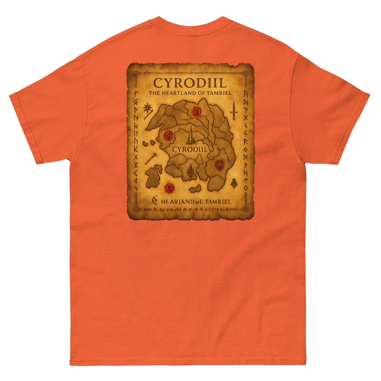Oblivion Cyrodiil Map T-Shirt – Heartland of Tamriel