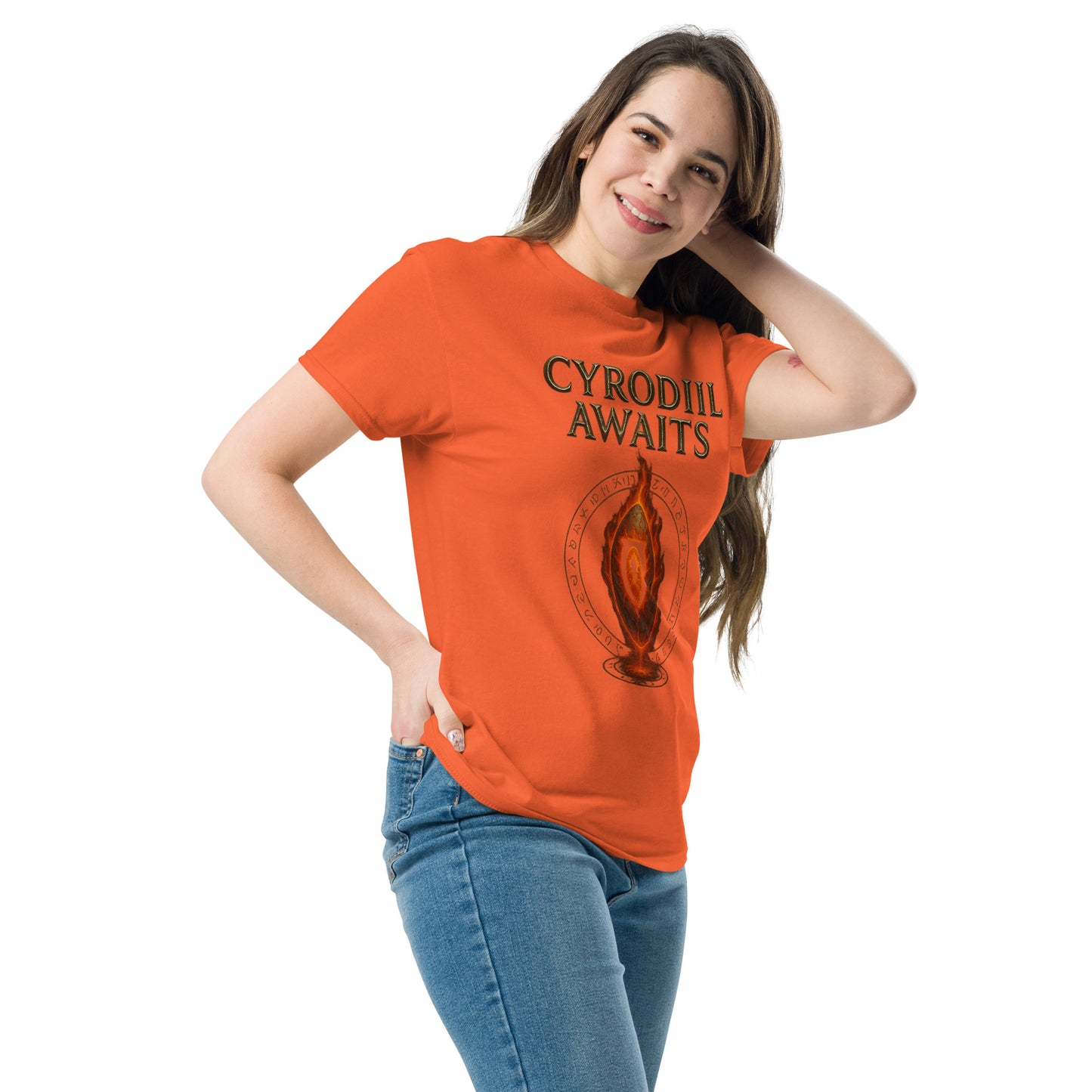 Oblivion Cyrodiil Awaits T-Shirt – Fiery Gate Tribute