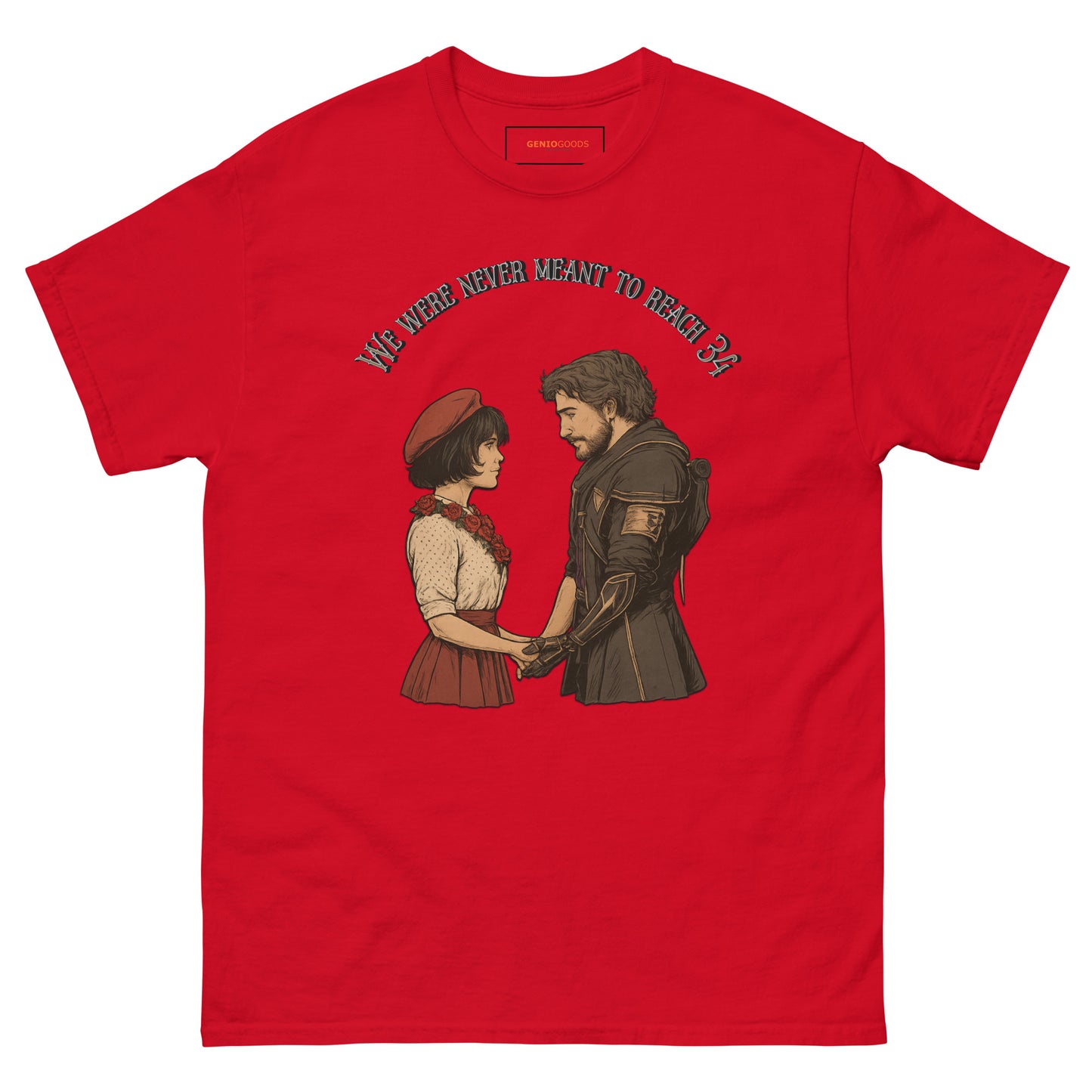 Clair Obscure Expedition 33 T-Shirt – We Were Never Meant to Reach 34