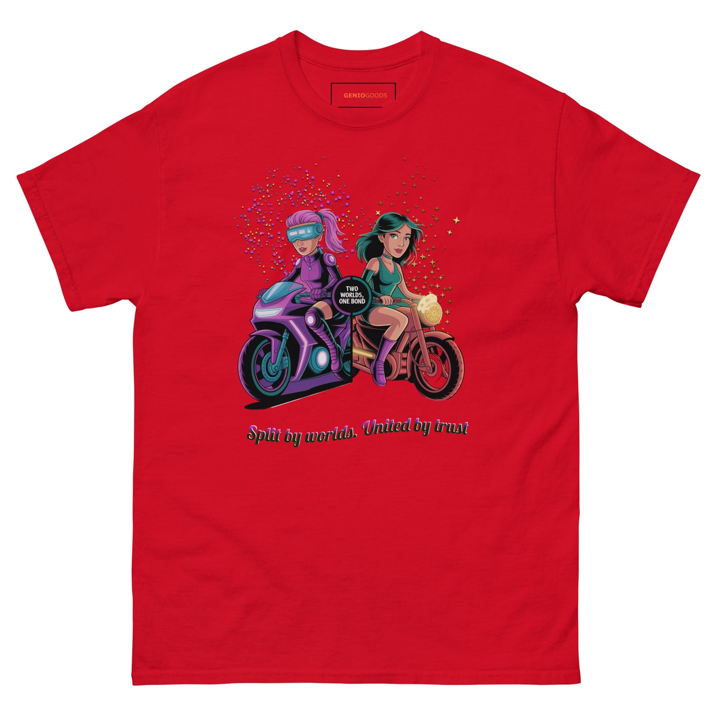 Two Worlds One Bond T-Shirt – Split Fiction Duo Ride