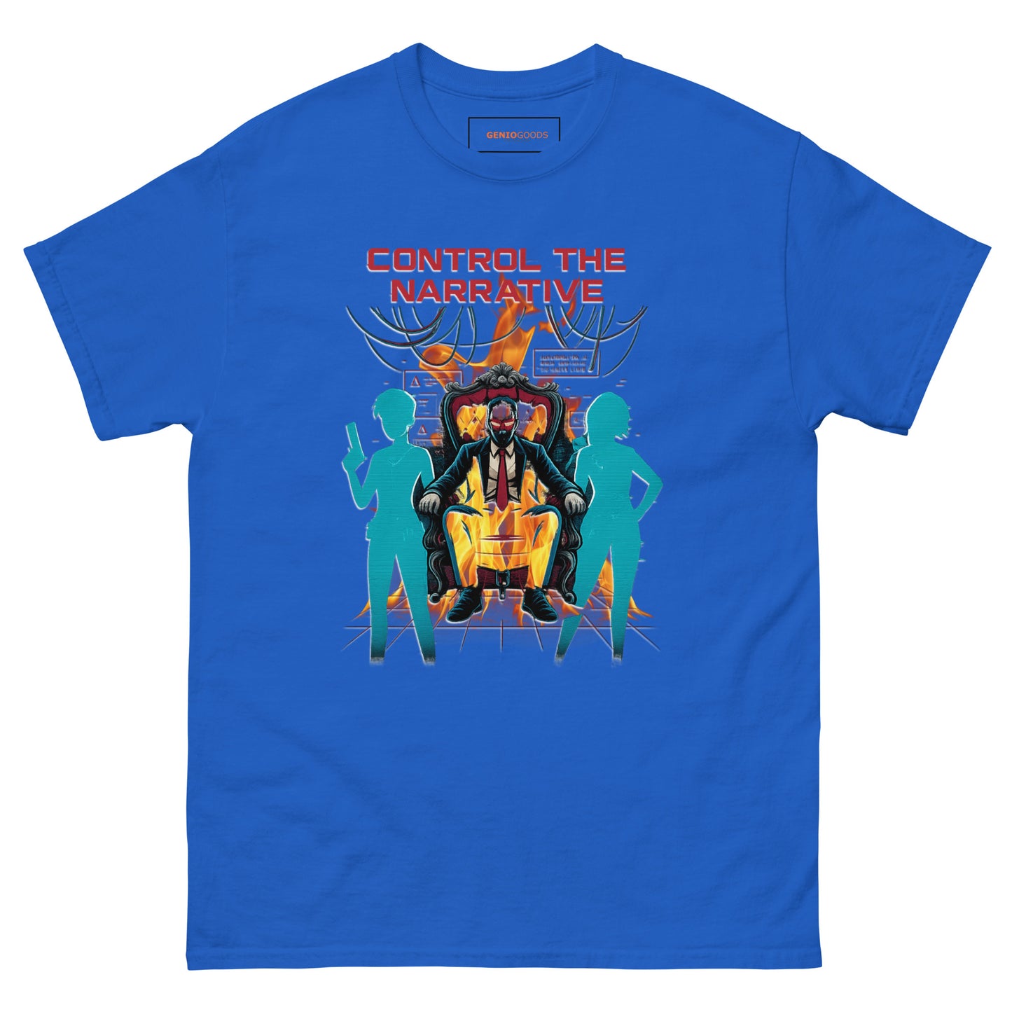Control the Narrative T-Shirt – Dystopian Gamer Art