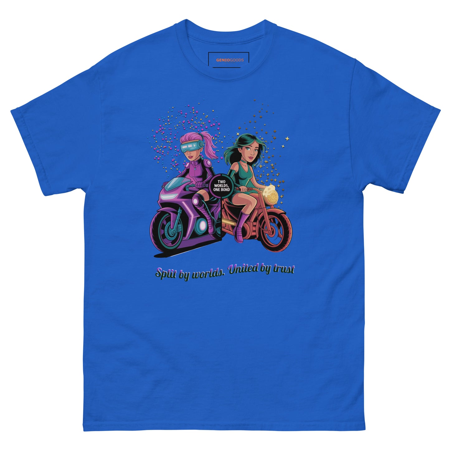 Two Worlds One Bond T-Shirt – Split Fiction Duo Ride
