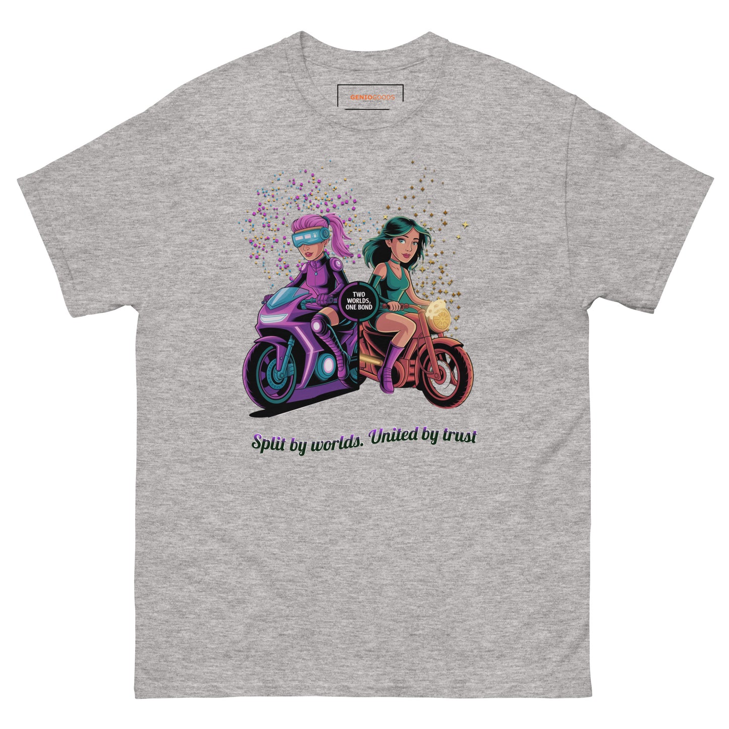 Two Worlds One Bond T-Shirt – Split Fiction Duo Ride