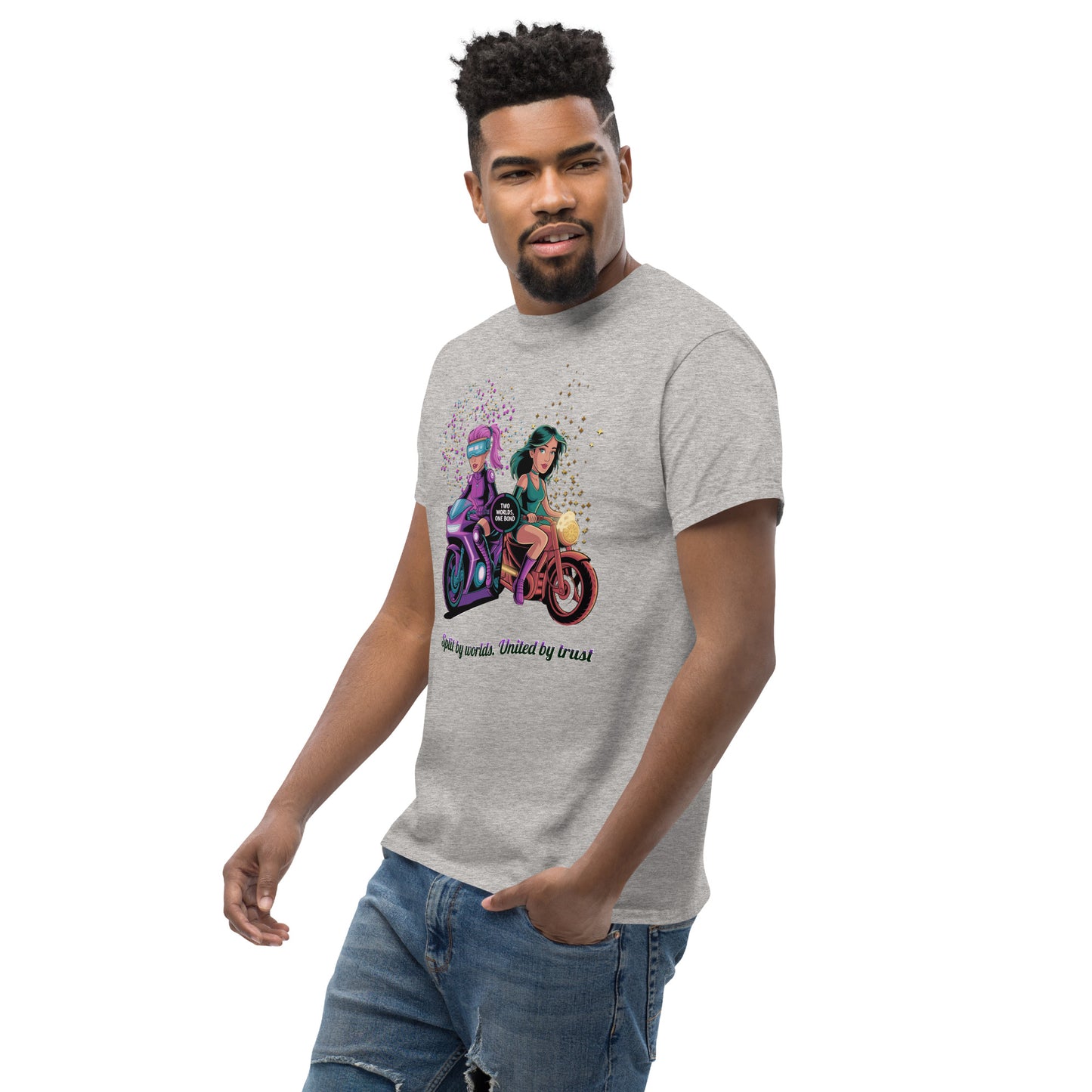 Two Worlds One Bond T-Shirt – Split Fiction Duo Ride